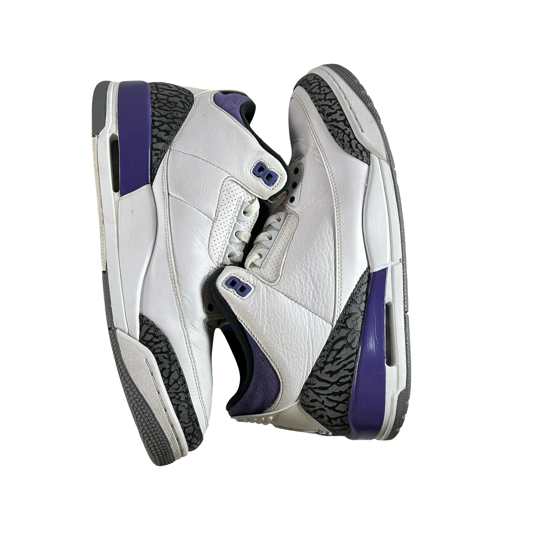 CT8532 105 Jordan 3 Retro Dark Iris [USED] - 11.5 M (Used3) - Image 5