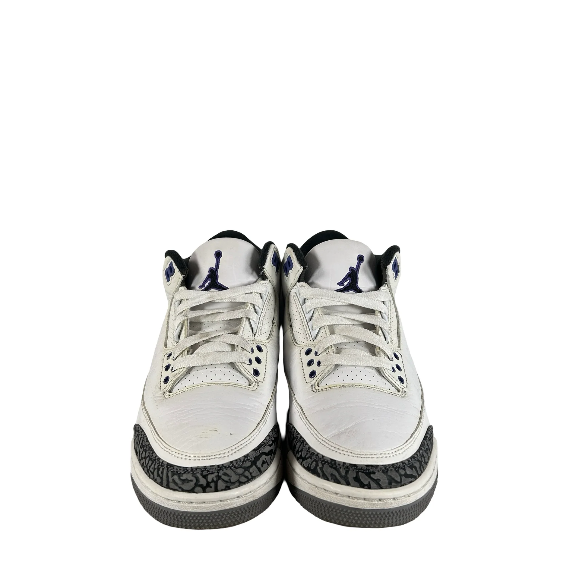 CT8532 105 Jordan 3 Retro Dark Iris [USED] - 8.5 M (Used2) (No Box2) - Image 2