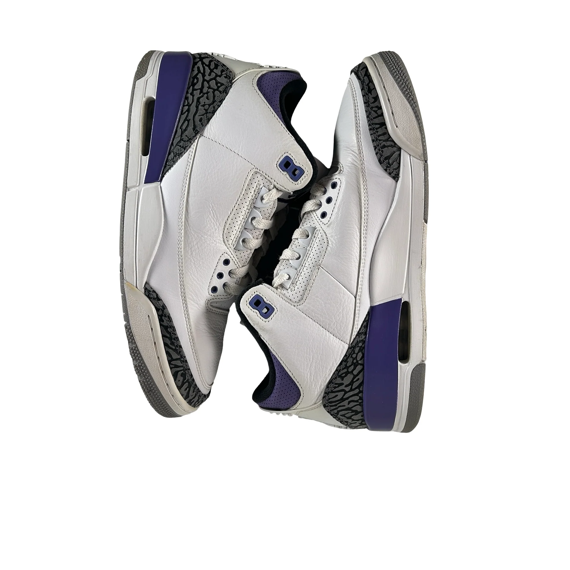 CT8532 105 Jordan 3 Retro Dark Iris [USED] - 9.5 M (Used) - Image 5