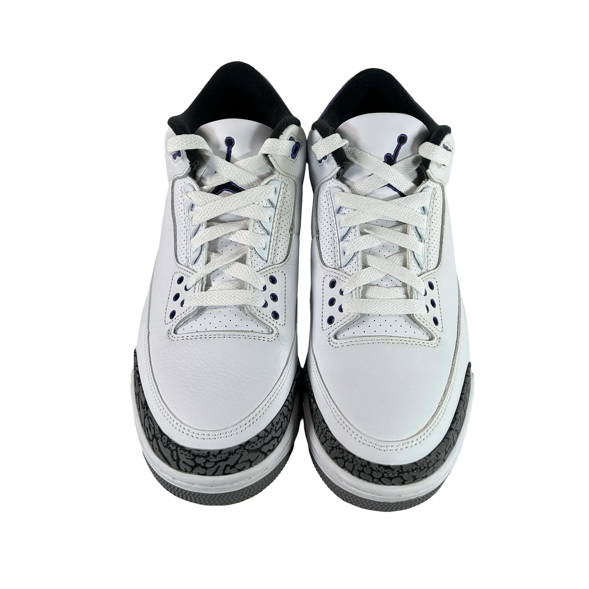CT8532 105 Jordan 3 Retro Dark Iris [USED] - 9.5 M (Used2) - Image 2
