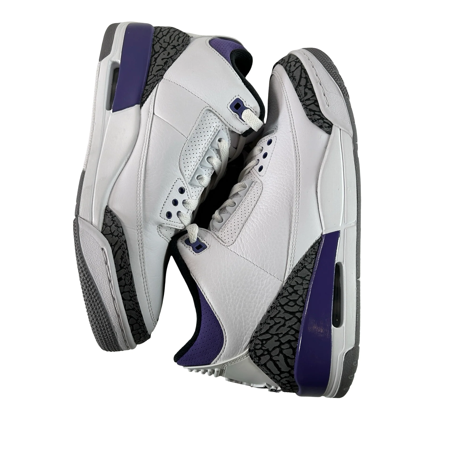 CT8532 105 Jordan 3 Retro Dark Iris [USED] - 9.5 M (Used2) - Image 5