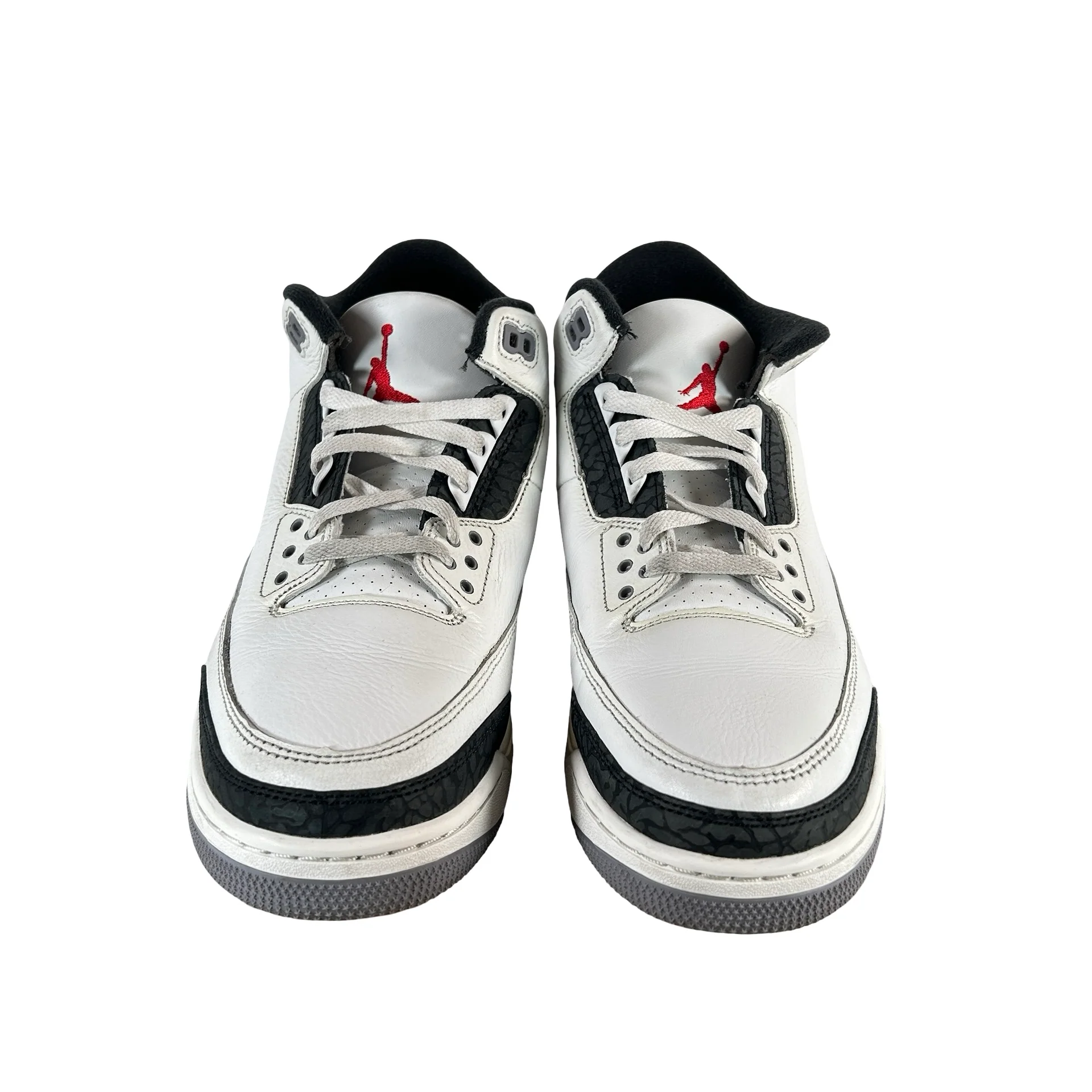 CT8532 106 Jordan 3 Retro Cement Grey [USED] - 11 M (Used) (No Box) (No Insoles) - Image 2