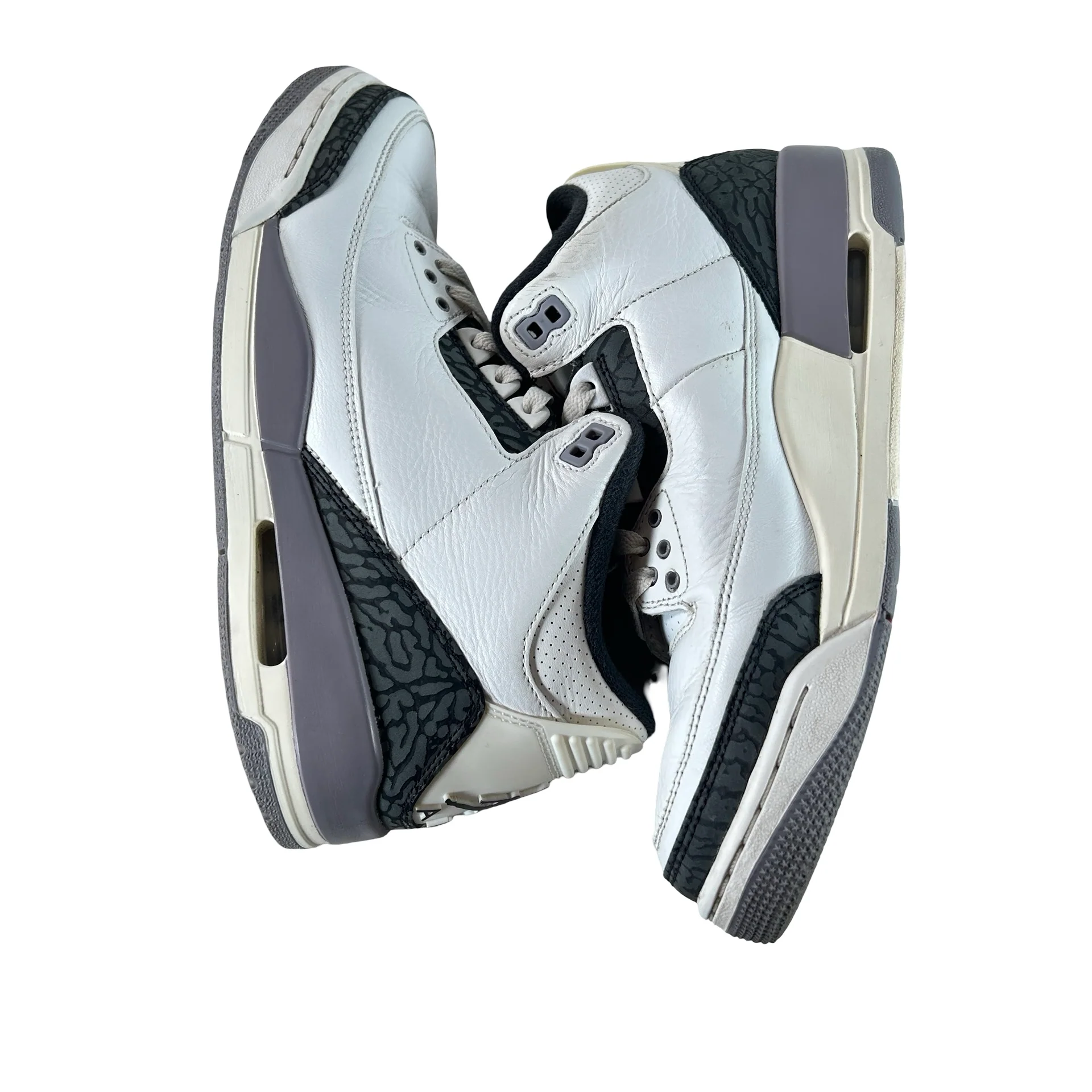 CT8532 106 Jordan 3 Retro Cement Grey [USED] - 9.5 M (Used2) - Image 4
