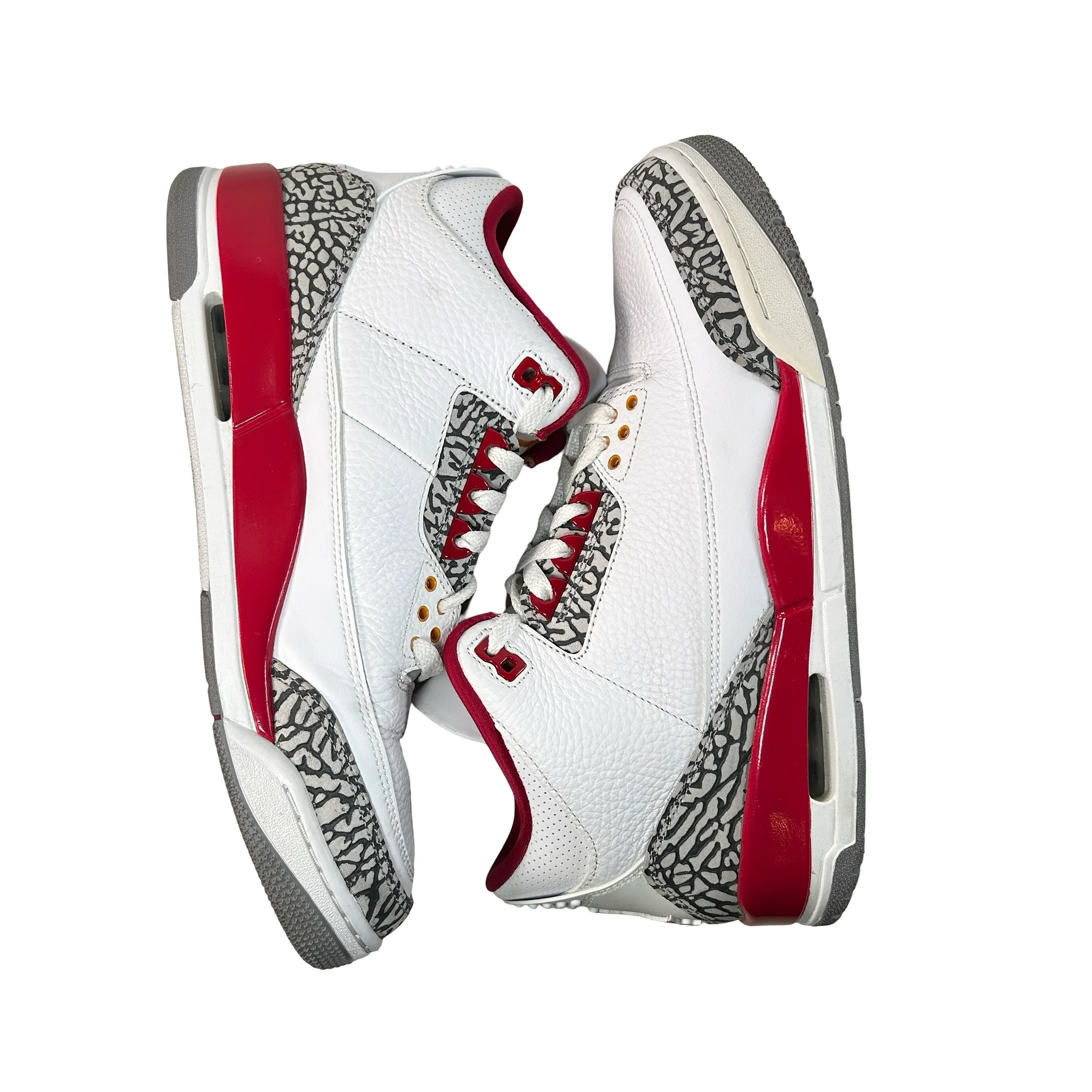 CT8532 126 Jordan 3 Retro Cardinal Red [USED] - 11 M (Used7) - Image 5