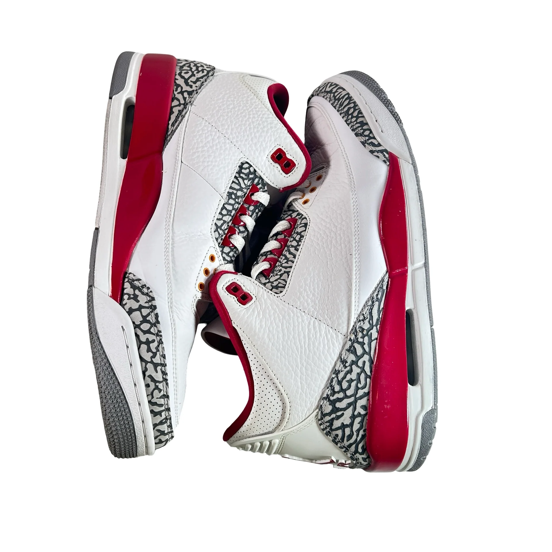 CT8532 126 Jordan 3 Retro Cardinal Red [USED] - 12 M (Used7) - Image 5