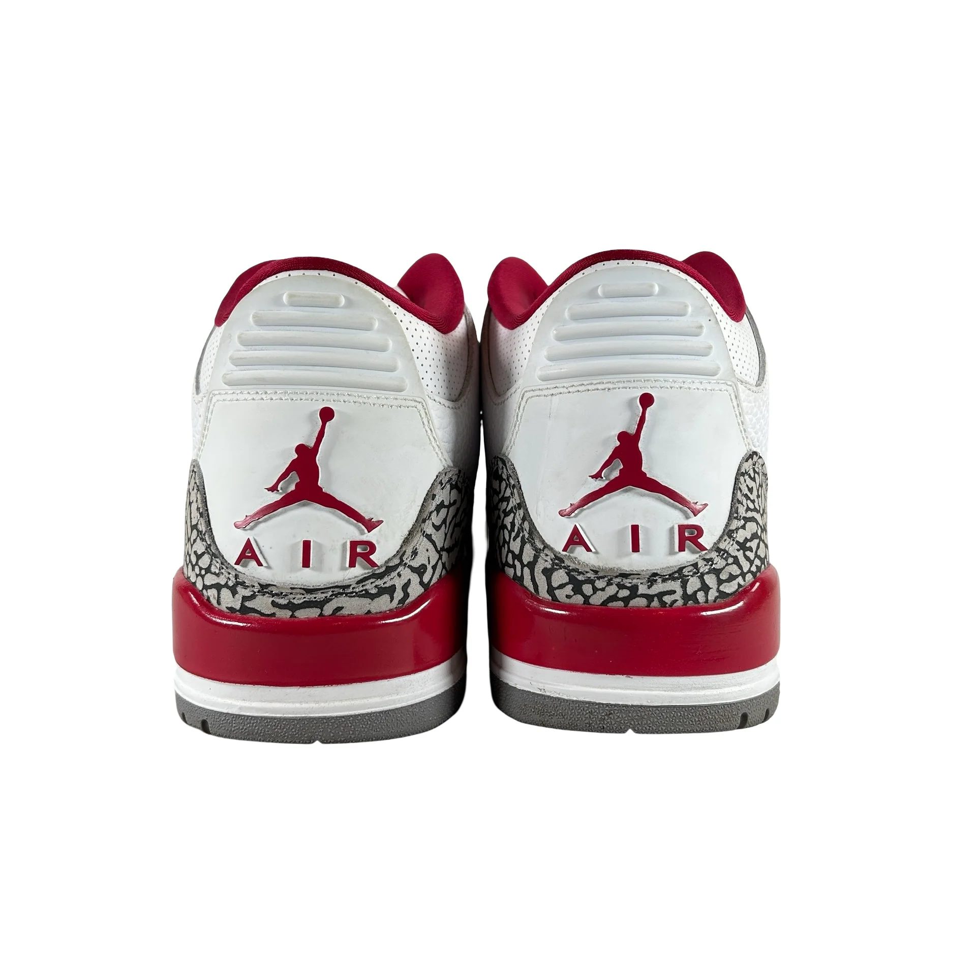 CT8532 126 Jordan 3 Retro Cardinal Red [USED] - 13 M (Used2) (No Box2) - Image 3