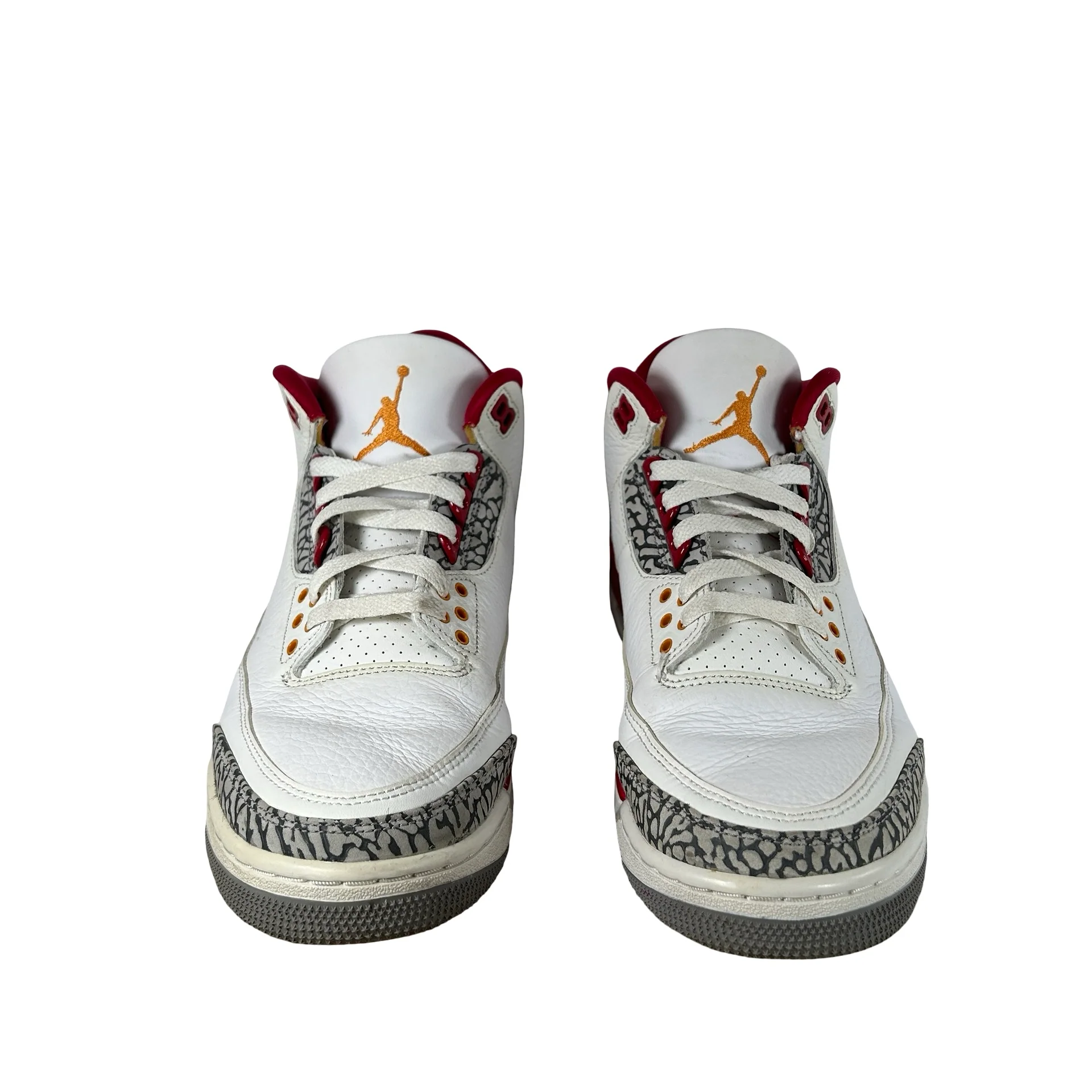 CT8532 126 Jordan 3 Retro Cardinal Red [USED] - 9.5 M (Used) (No Box) - Image 2