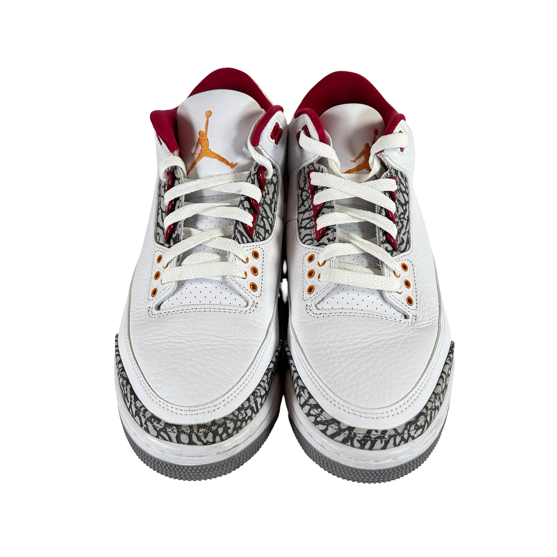 CT8532 126 Jordan 3 Retro Cardinal Red [USED] - 9.5 M (Used5) - Image 2