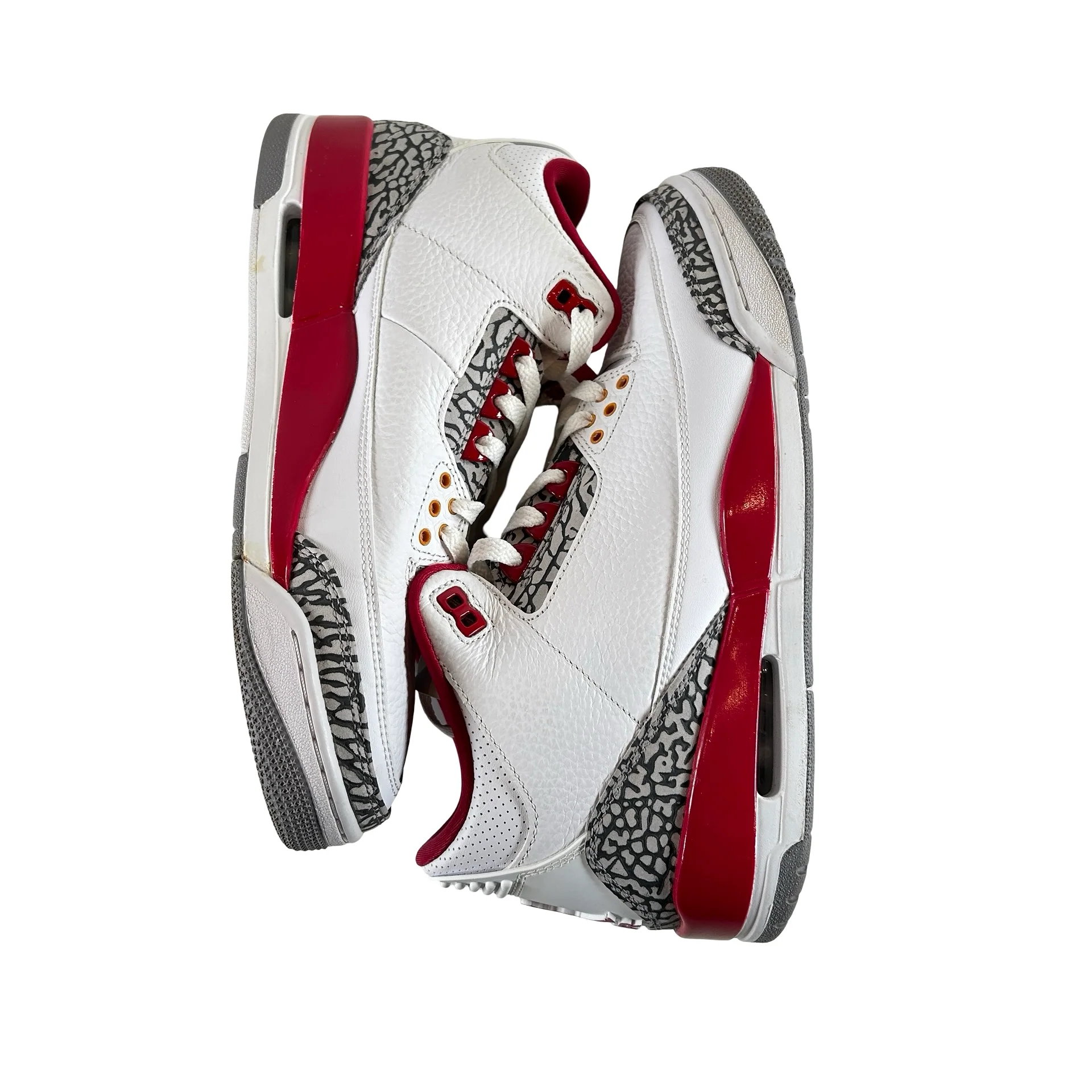 CT8532 126 Jordan 3 Retro Cardinal Red [USED] - 9.5 M (Used5) - Image 4