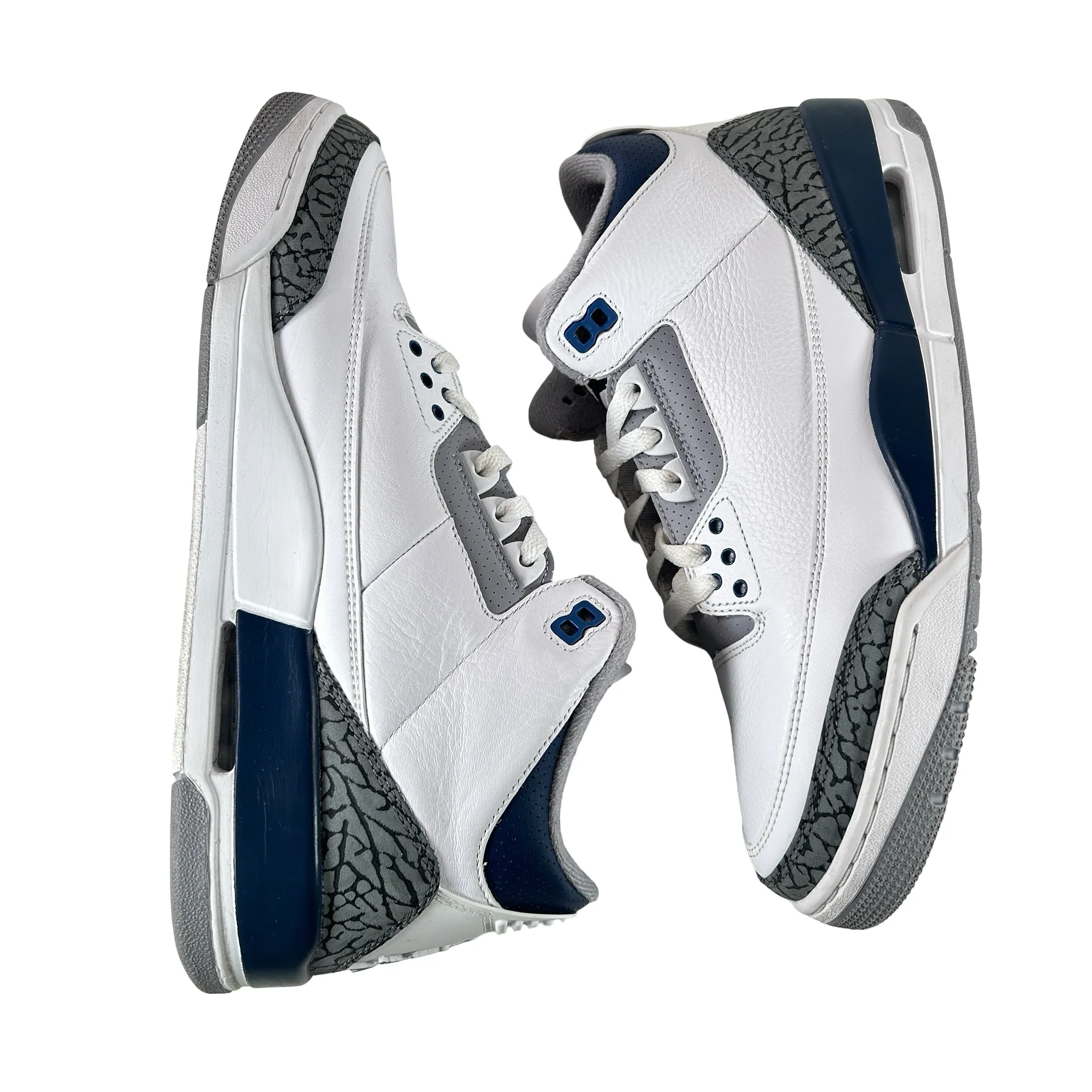 CT8532 140 Jordan 3 Retro Midnight Navy [USED] - 10.5 M (Used4) - Image 5