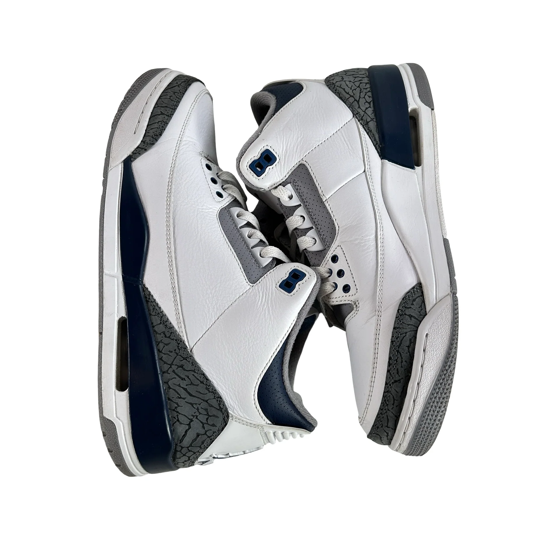 CT8532 140 Jordan 3 Retro Midnight Navy [USED] - 10 M (Used5) - Image 4