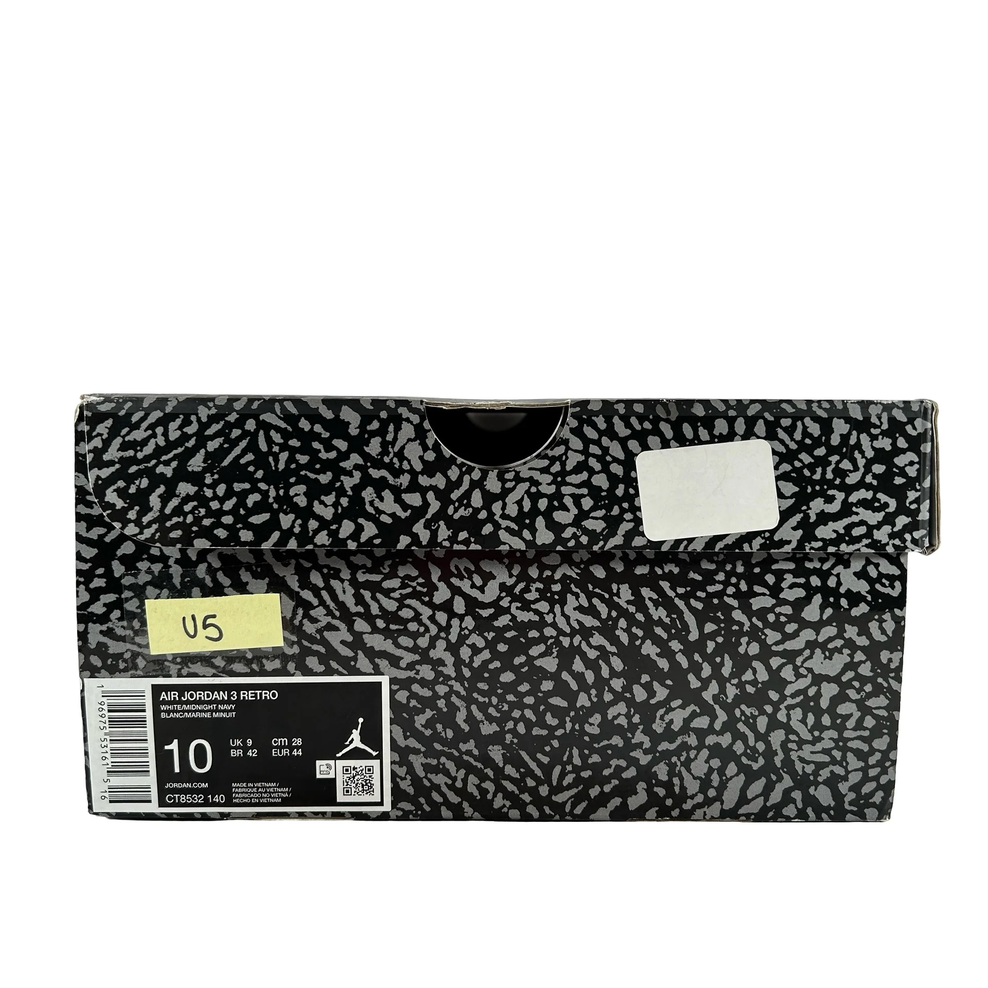 CT8532 140 Jordan 3 Retro Midnight Navy [USED] - 10 M (Used5) - Image 7