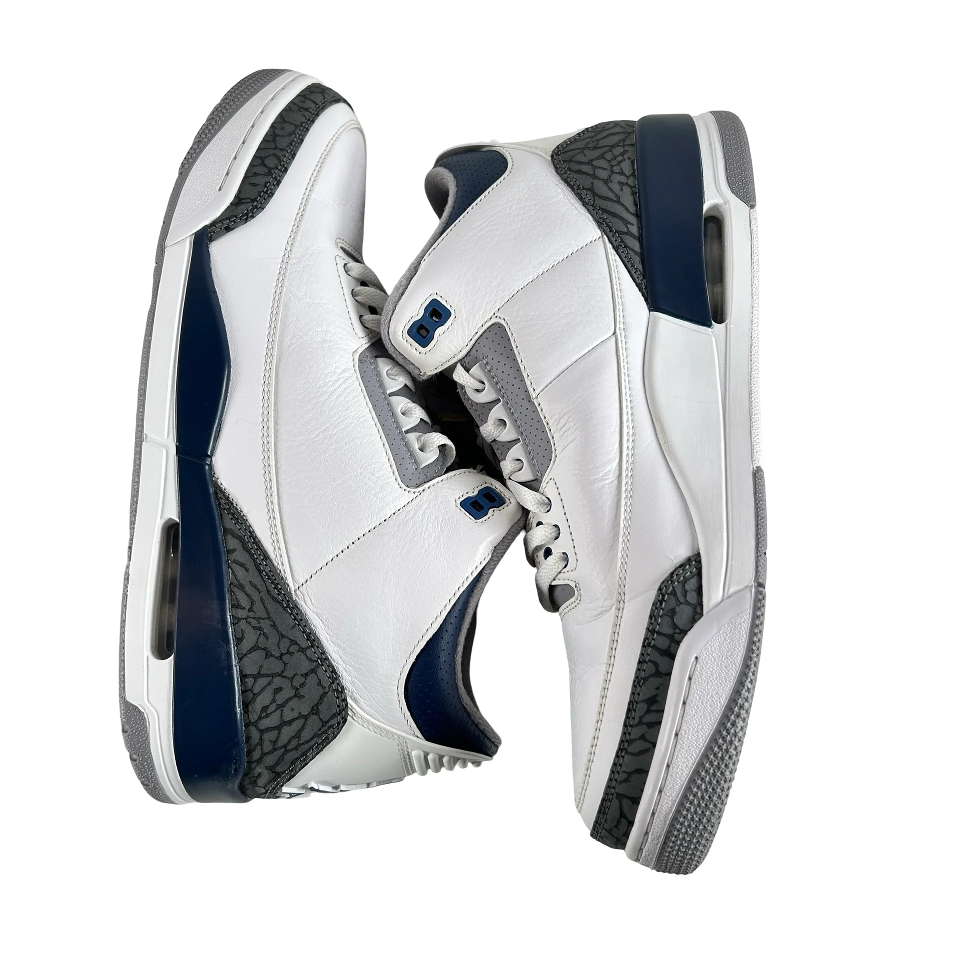 CT8532 140 Jordan 3 Retro Midnight Navy [USED] - 12 M (Used2) - Image 4