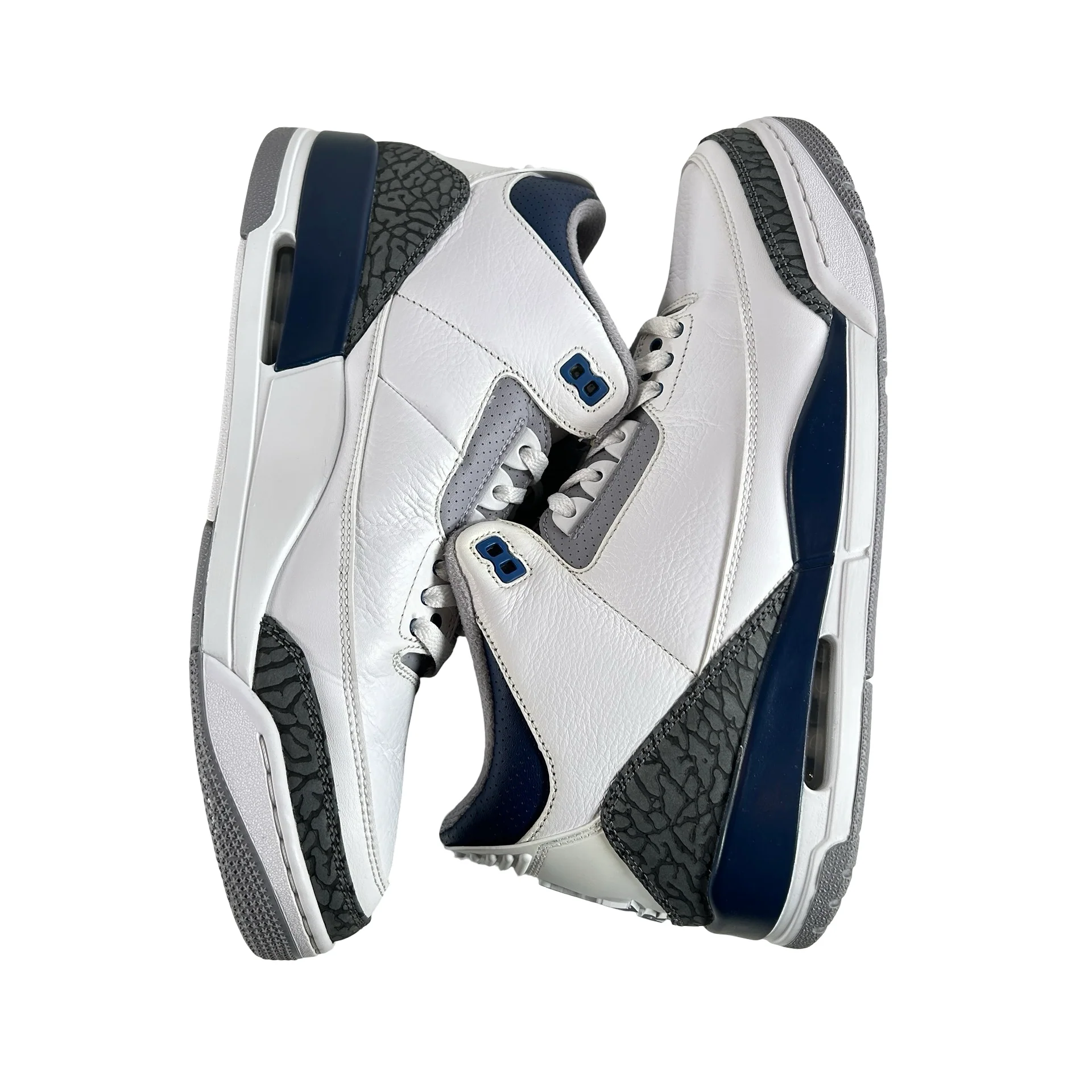 CT8532 140 Jordan 3 Retro Midnight Navy [USED] - 12 M (Used2) - Image 5