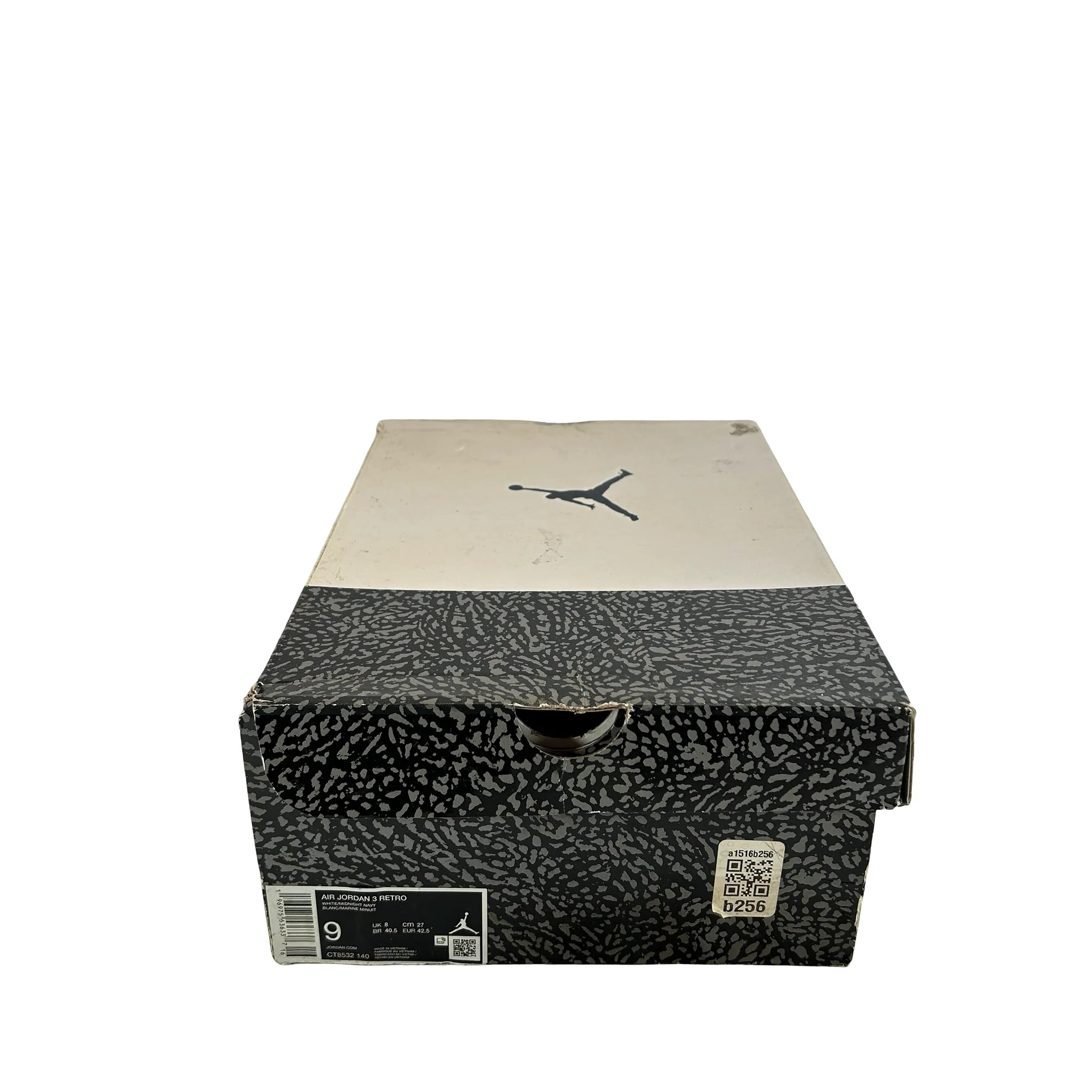 CT8532 140 Jordan 3 Retro Midnight Navy [USED] - 9 M (Used) - Image 7