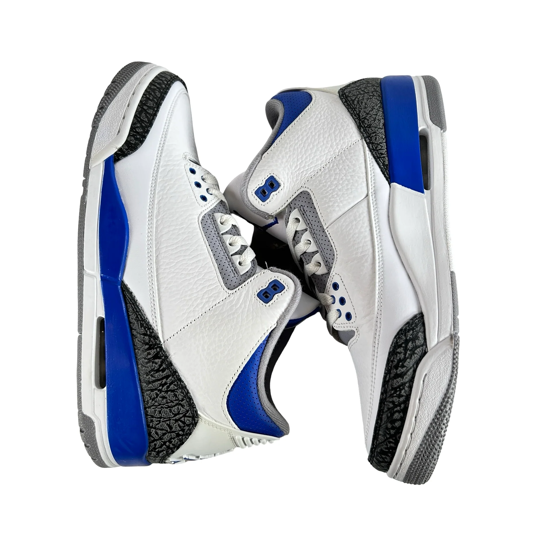 CT8532 145 Jordan 3 Retro Racer Blue [USED] - 10.5 M (Used3) - Image 4