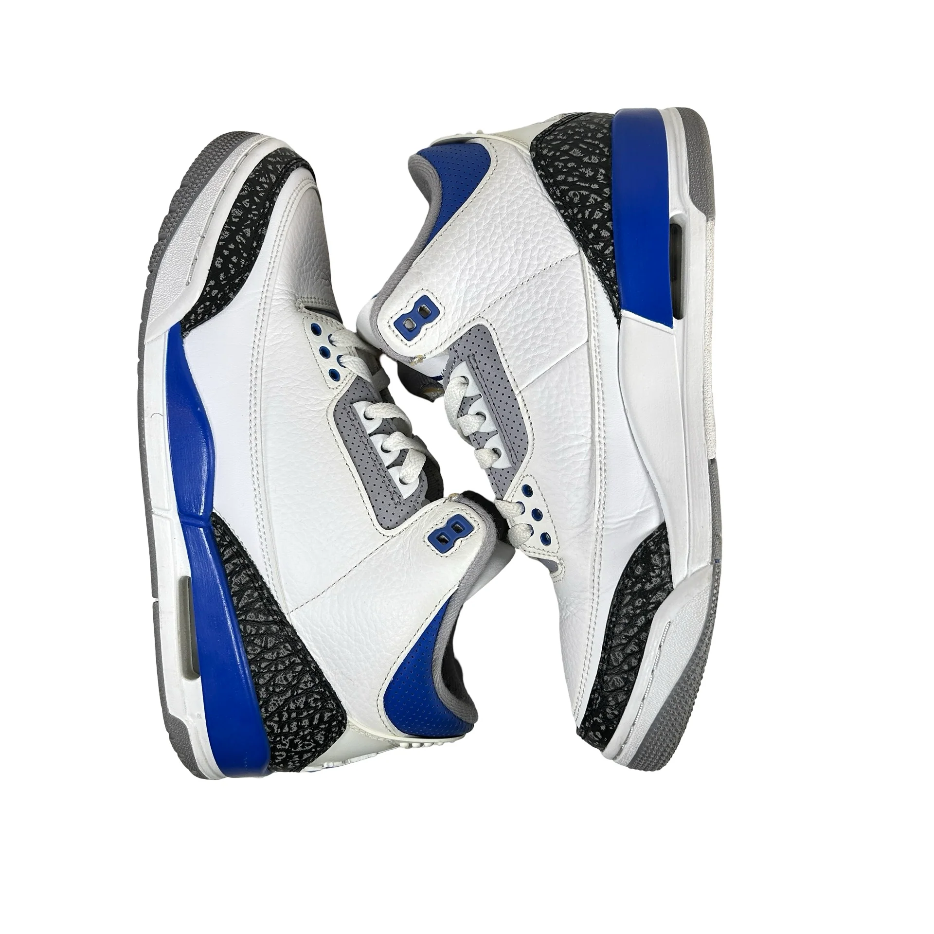 CT8532 145 Jordan 3 Retro Racer Blue [USED] - 8.5 M (Used3) - Image 4