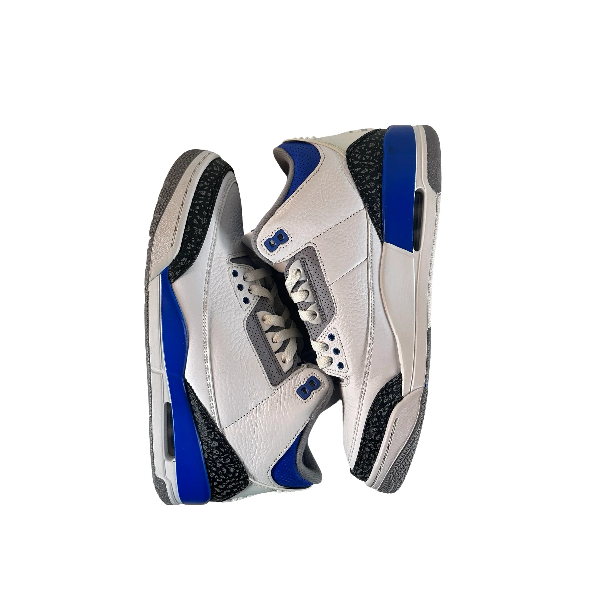 CT8532 145 Jordan 3 Retro Racer Blue [USED] - 9 M (Used) - Image 4