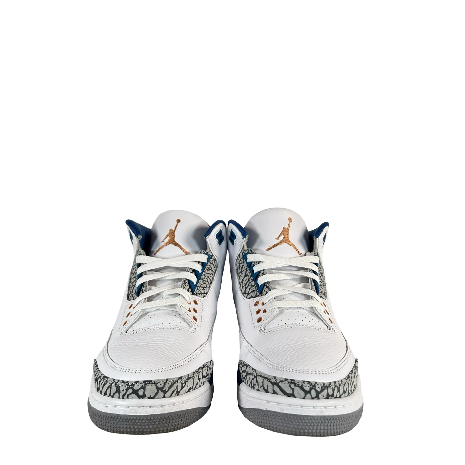 CT8532 148 Jordan 3 Retro Wizards [USED] - 10.5 M (Used) (No Box) - Image 2