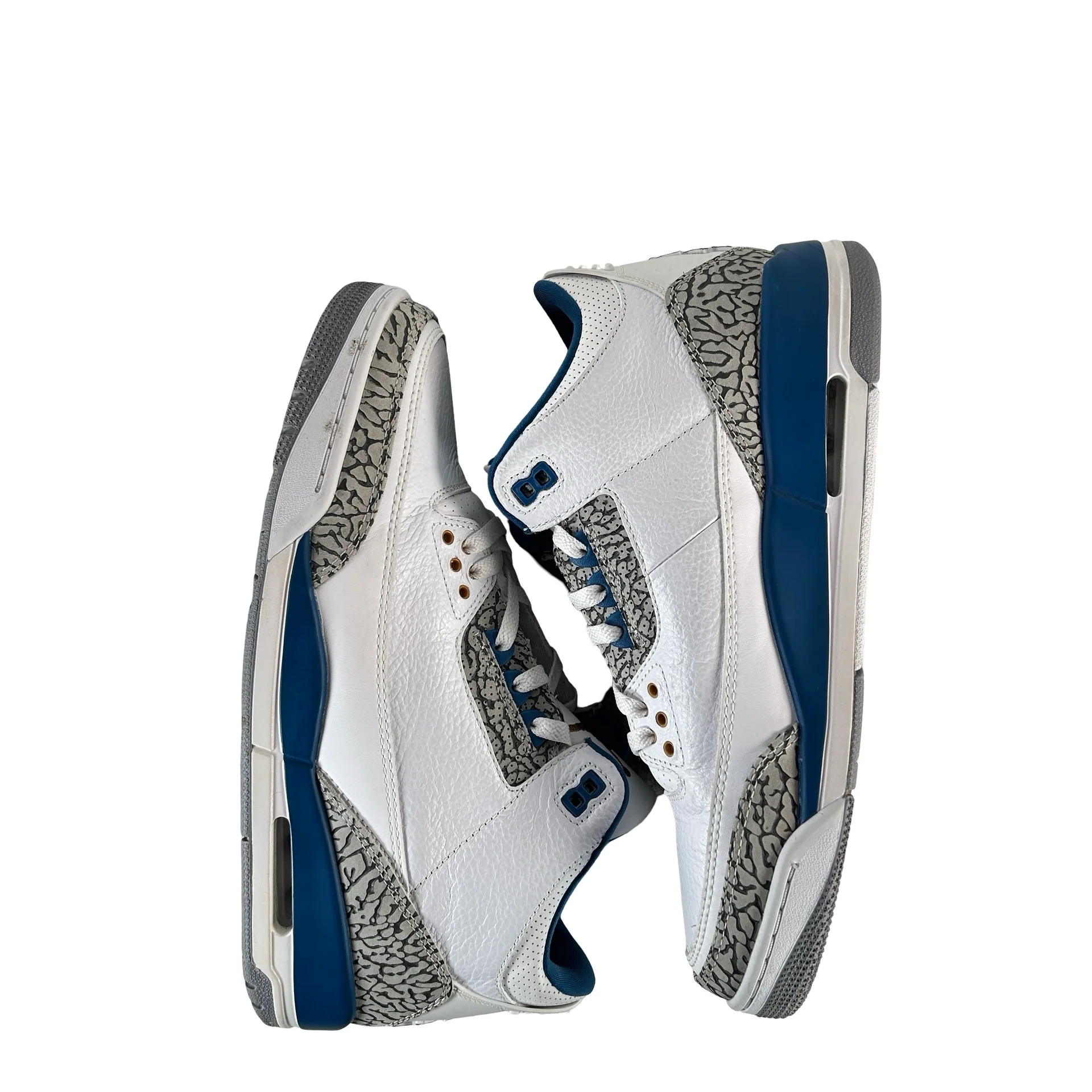CT8532 148 Jordan 3 Retro Wizards [USED] - 12 M (Used3) (No Box3) - Image 4