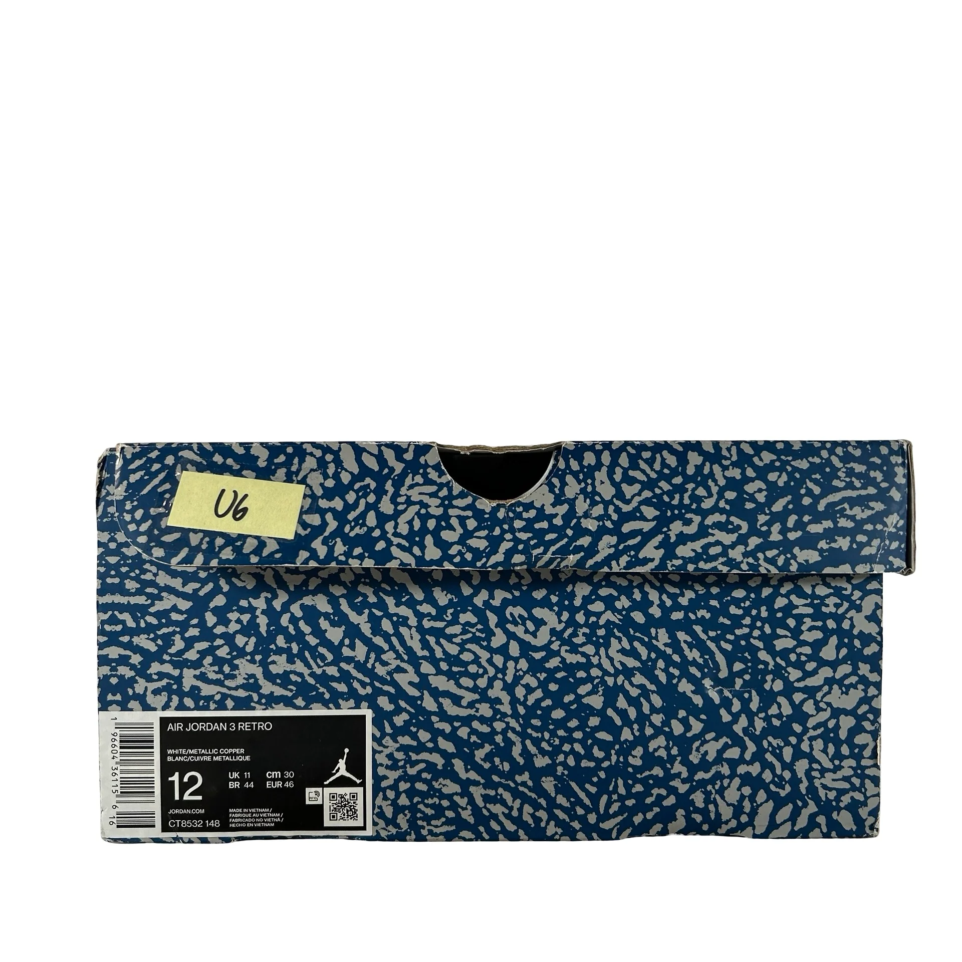CT8532 148 Jordan 3 Retro Wizards [USED] - 12 M (Used6) - Image 7