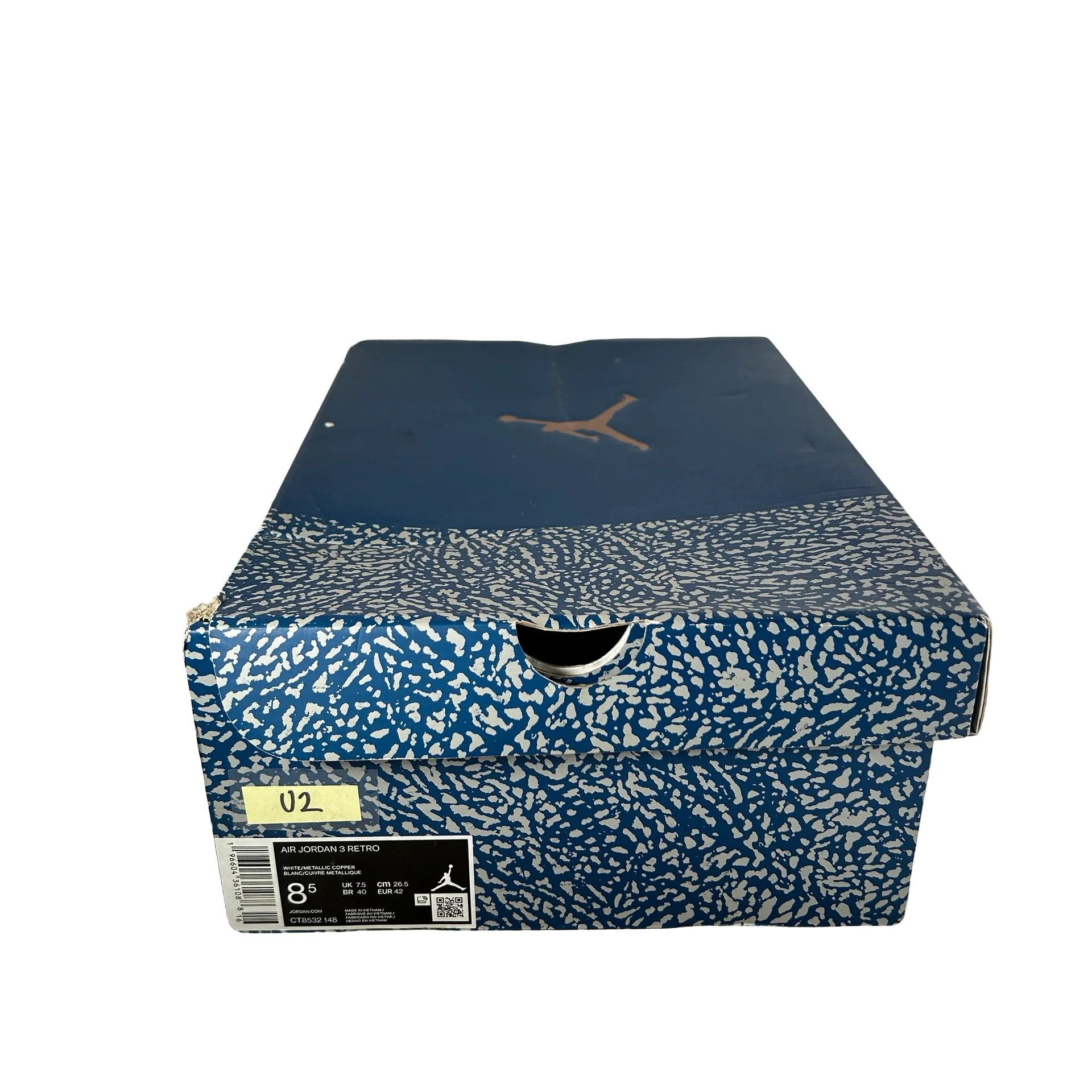 CT8532 148 Jordan 3 Retro Wizards [USED] - 8.5 M (Used2) - Image 7