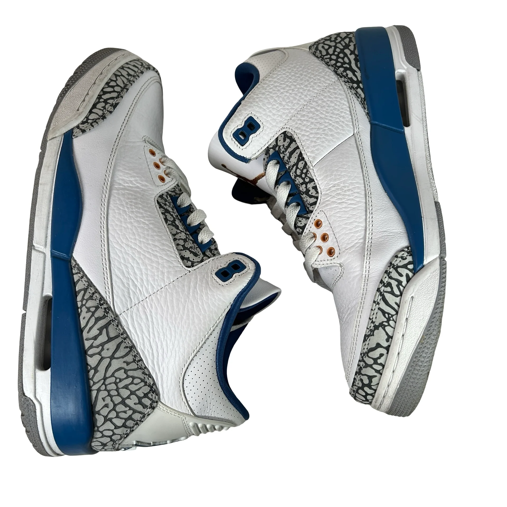 CT8532 148 Jordan 3 Retro Wizards [USED] - 8.5 M (Used3) - Image 4