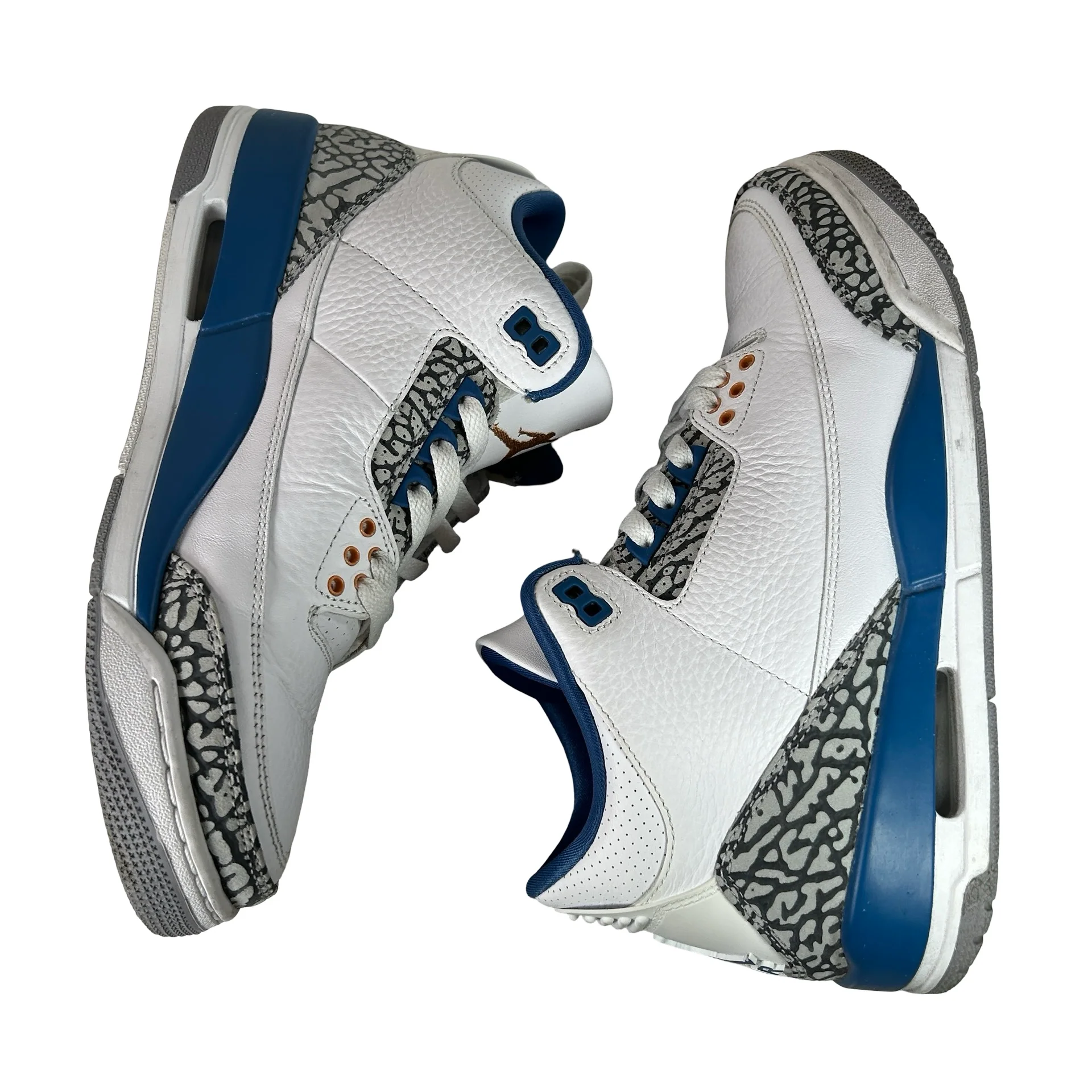 CT8532 148 Jordan 3 Retro Wizards [USED] - 8.5 M (Used3) - Image 5