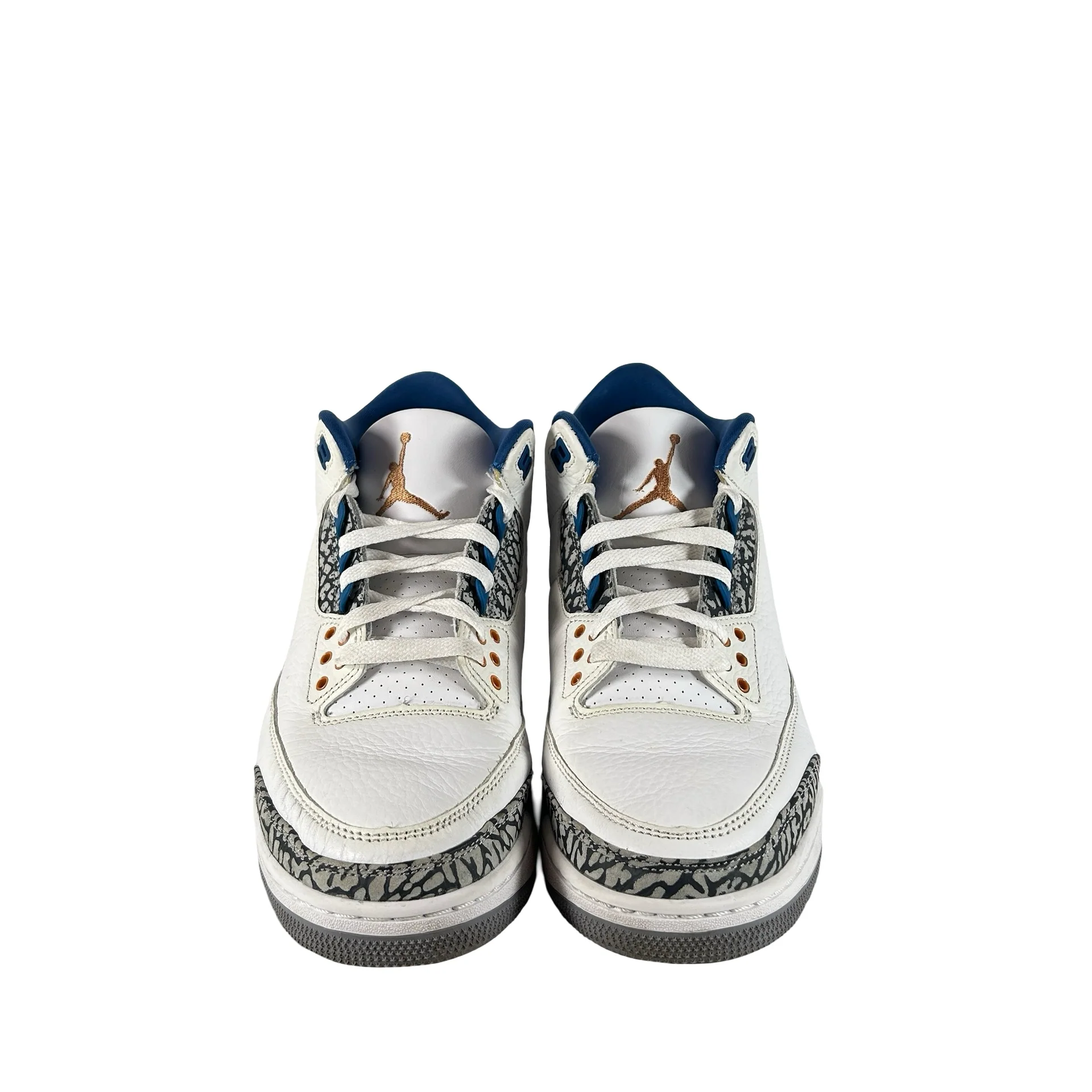 CT8532 148 Jordan 3 Retro Wizards [USED] - 9 M (Used2) (No Box2) - Image 2