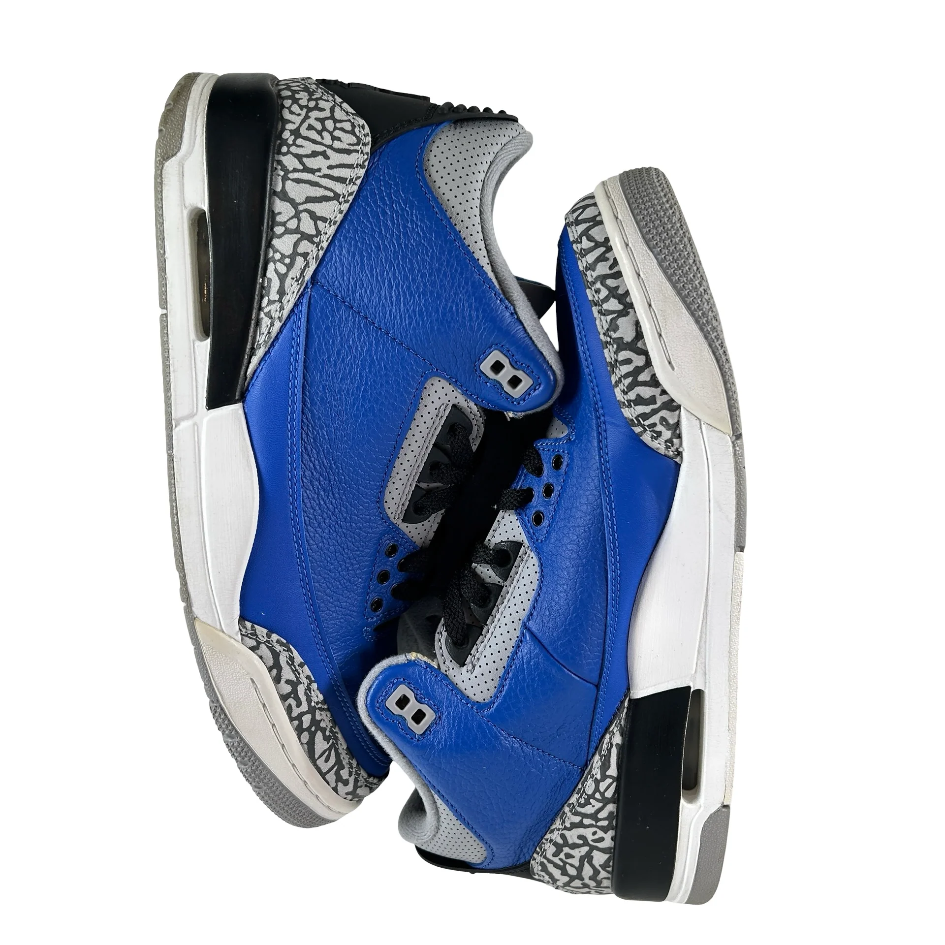 CT8532 400 Jordan 3 Retro Varsity Royal Cement [USED] - 10.5 M (Used) (Replace Box) - Image 5