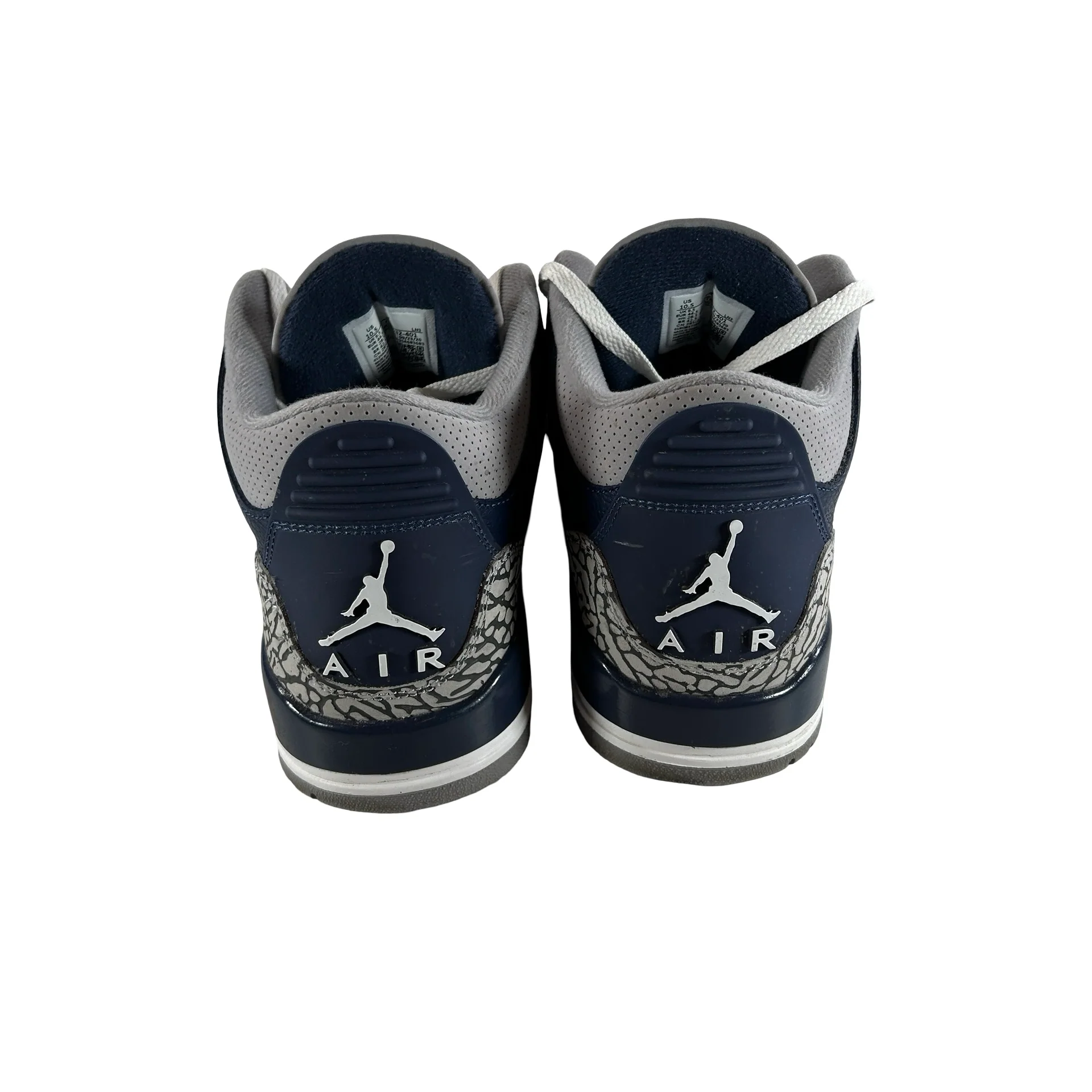 CT8532 401 Jordan 3 Georgetown [USED] - 10.5 M (Used) - Image 3
