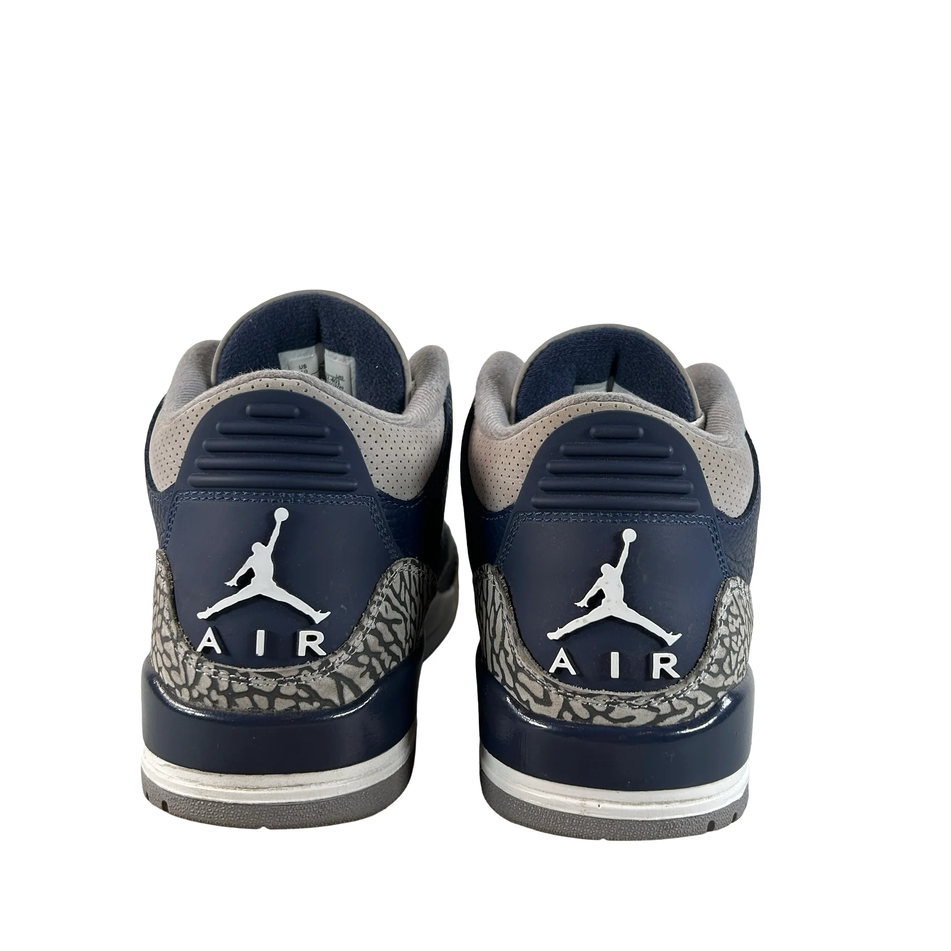 CT8532 401 Jordan 3 Georgetown [USED] - 10 M (Used) (No Box) - Image 3