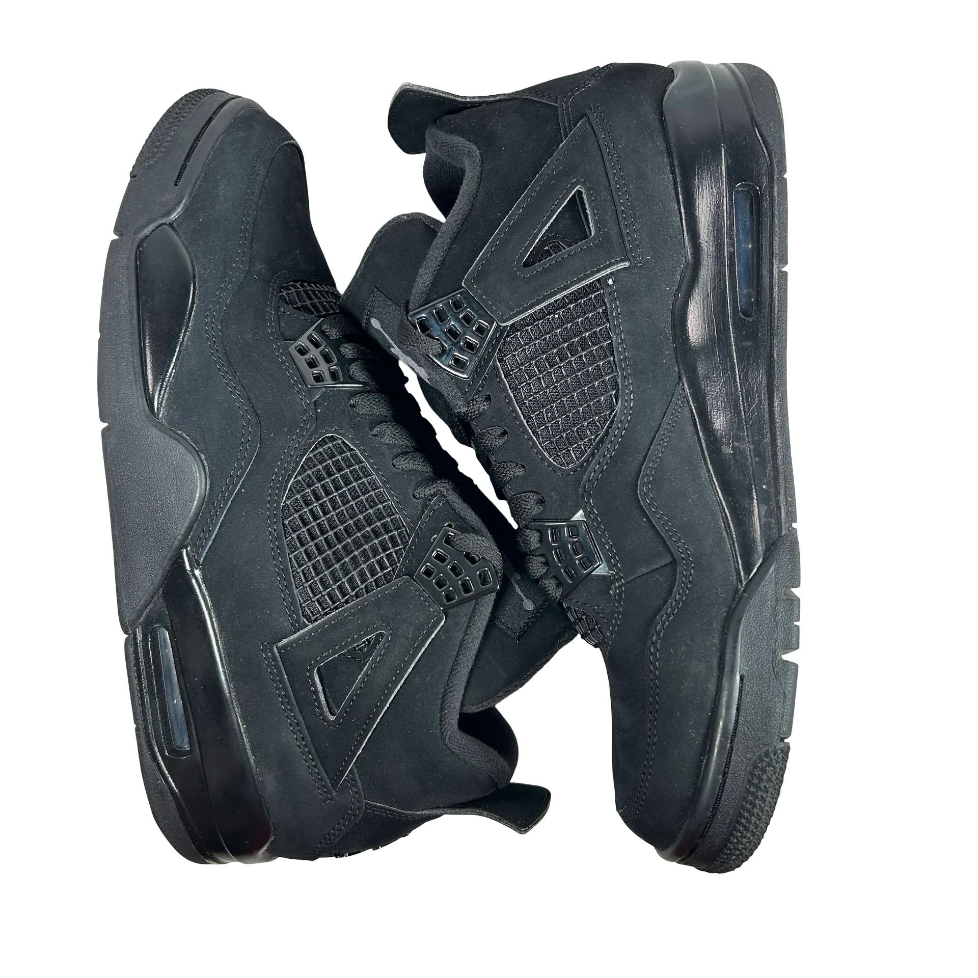 CU1110 010 Jordan 4 Retro Black Cat (2020) [USED] - 9.5 M (Used8) - Image 4