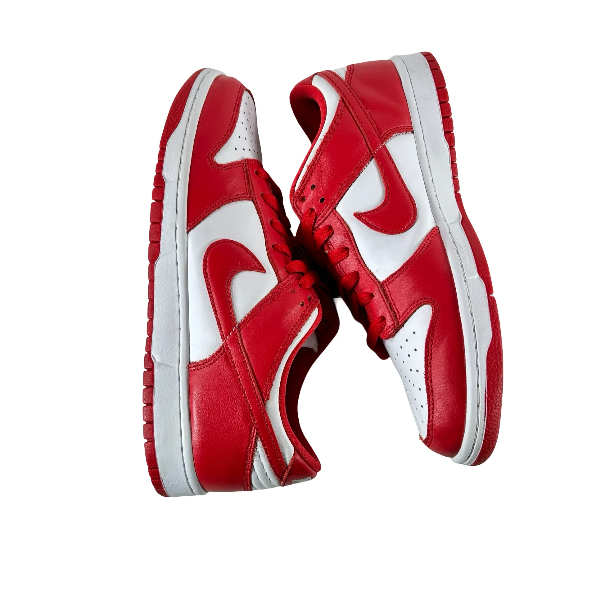 CU1727 100 Dunk Low University Red [USED] - 9 M (Used) (No Box) - Image 4
