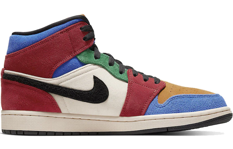 CU2805 100 Air Jordan 1 Mid SE Fearless Blue the Great - Image 2