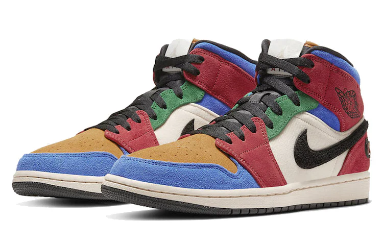 CU2805 100 Air Jordan 1 Mid SE Fearless Blue the Great - Image 3