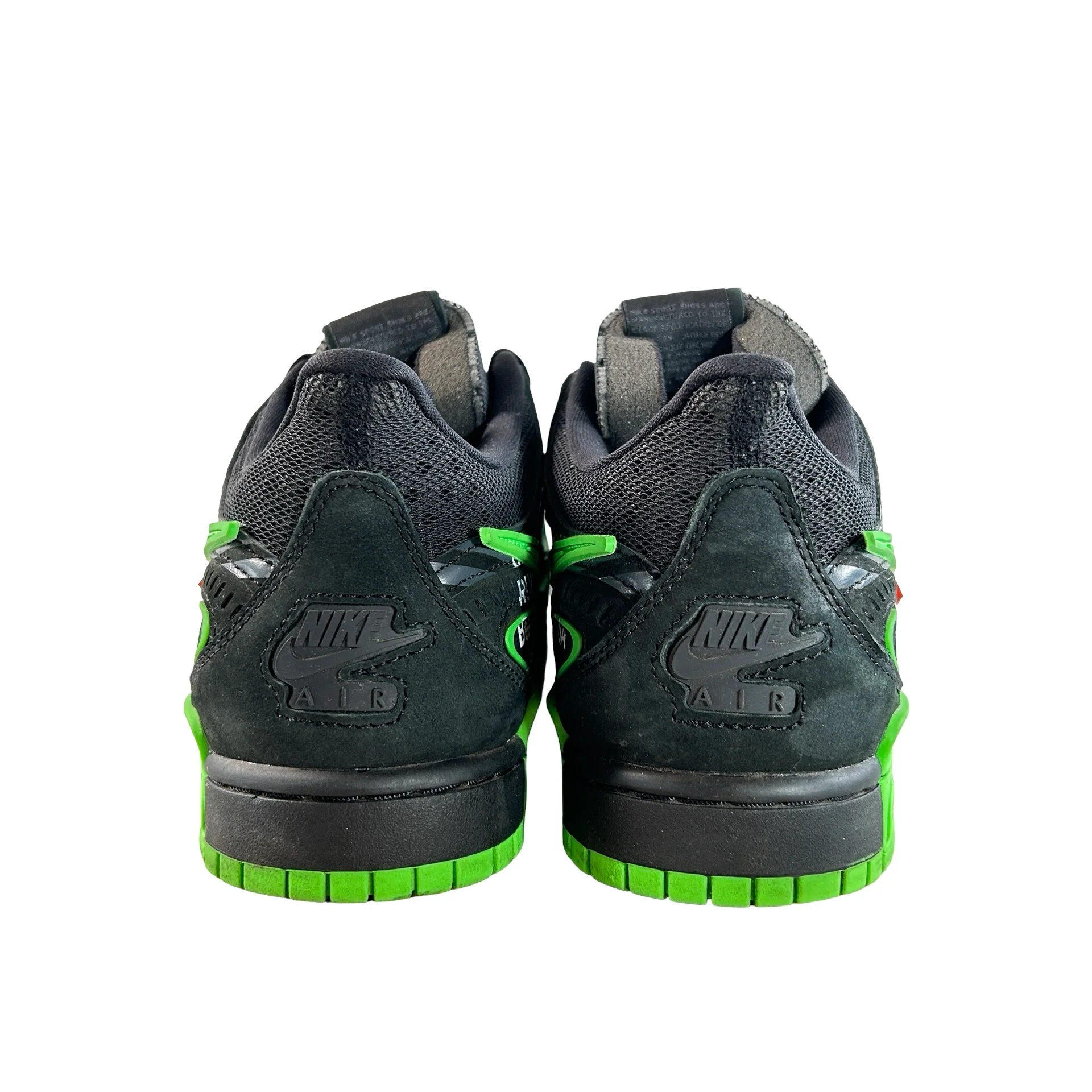 CU6015 001 Nike Air Rubber Dunk Off-White Green Strike [USED] - 10.5 M (Used4) - Image 3