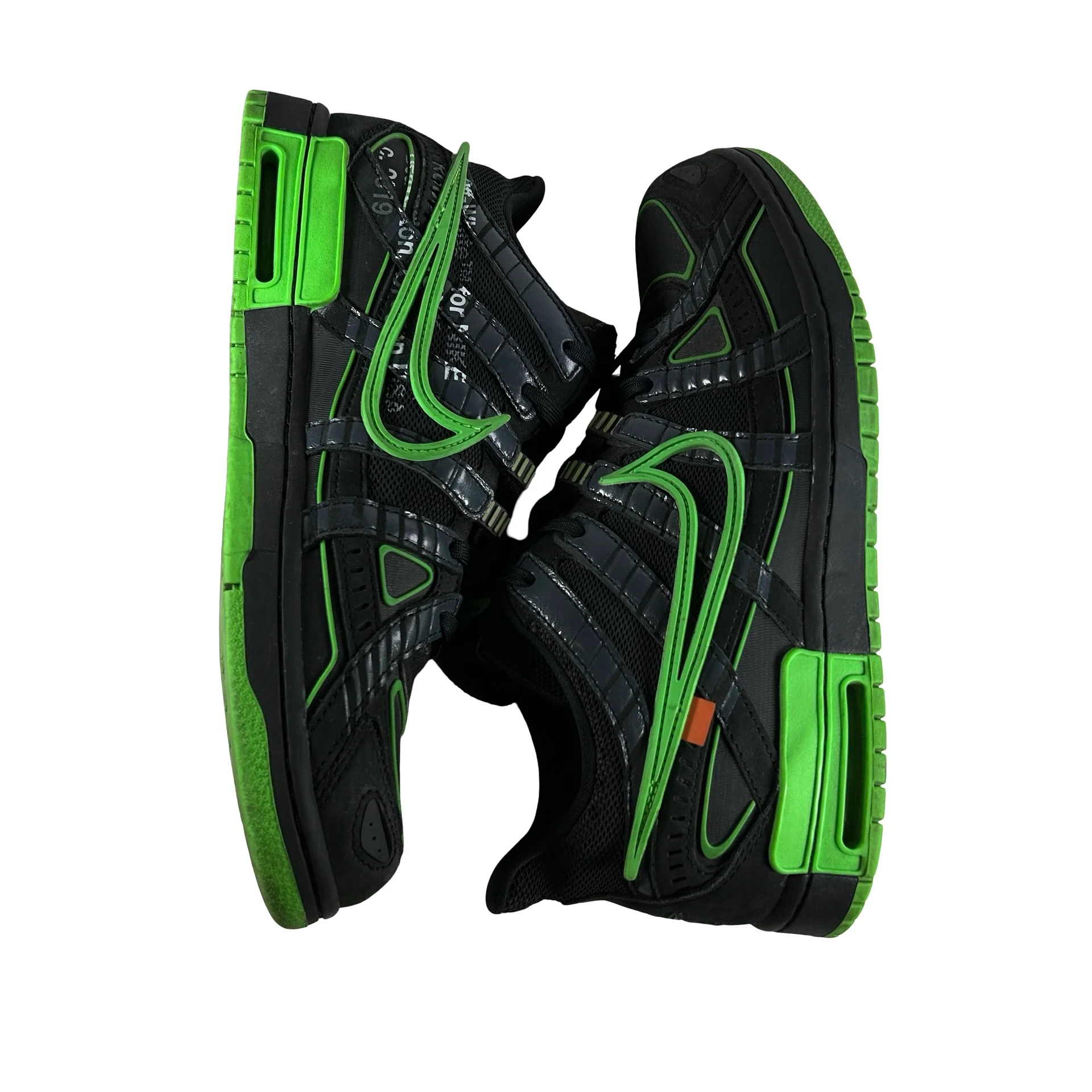 CU6015 001 Nike Air Rubber Dunk Off-White Green Strike [USED] - 10 M (Used4) - Image 5