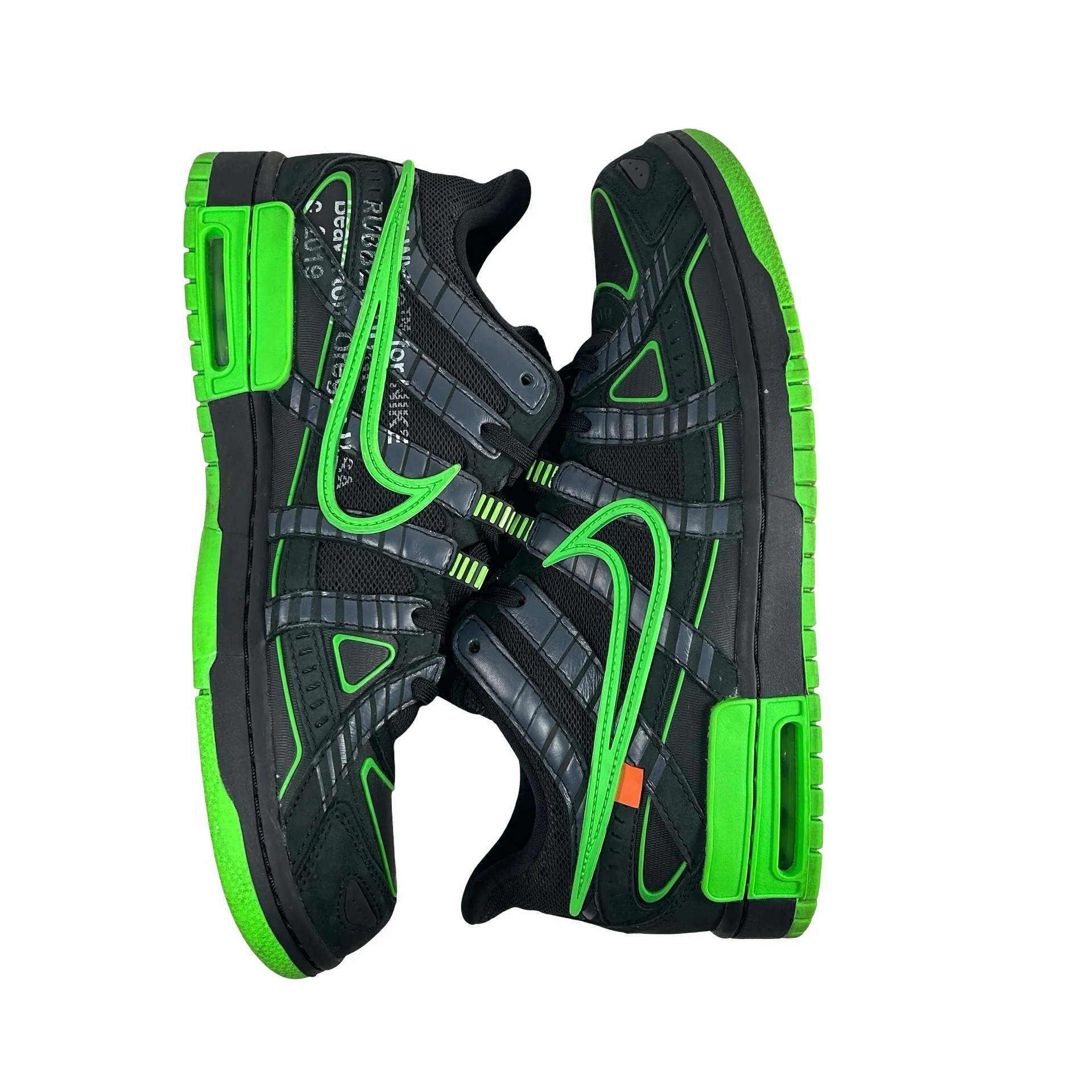 CU6015 001 Nike Air Rubber Dunk Off-White Green Strike [USED] - 11 M (Used) (Replace Box) - Image 5
