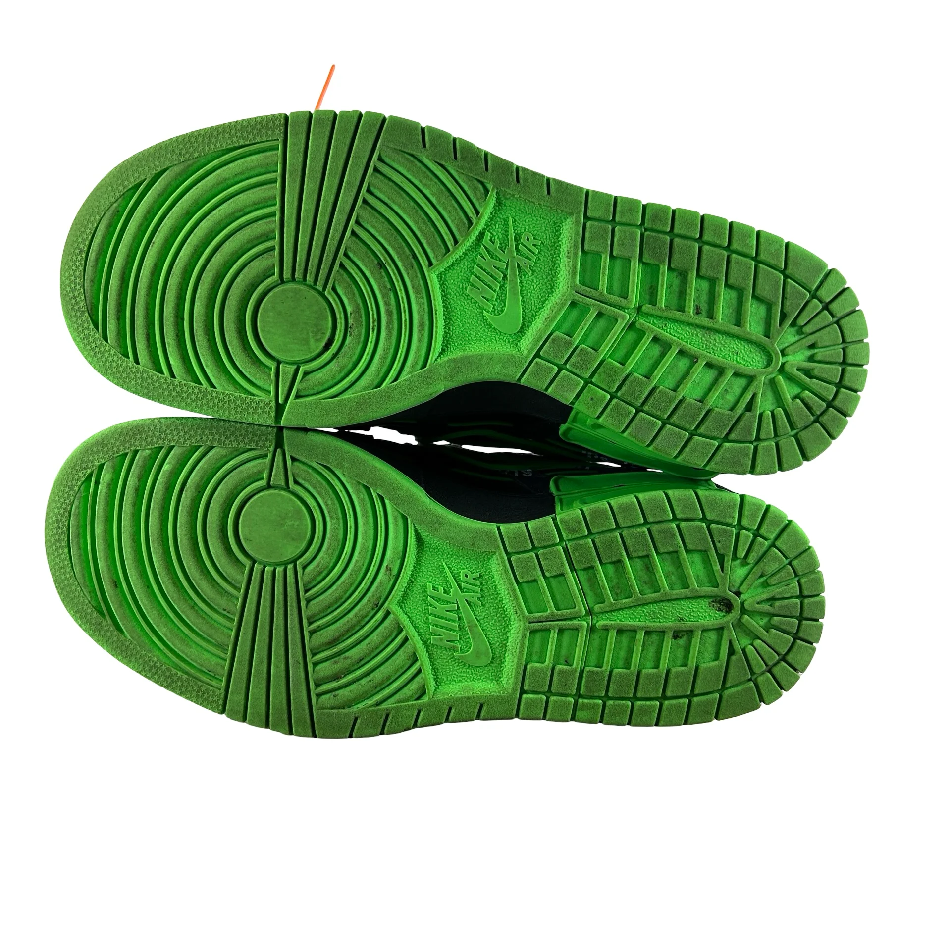 CU6015 001 Nike Air Rubber Dunk Off-White Green Strike [USED] - 7.5 M (Used) - Image 6