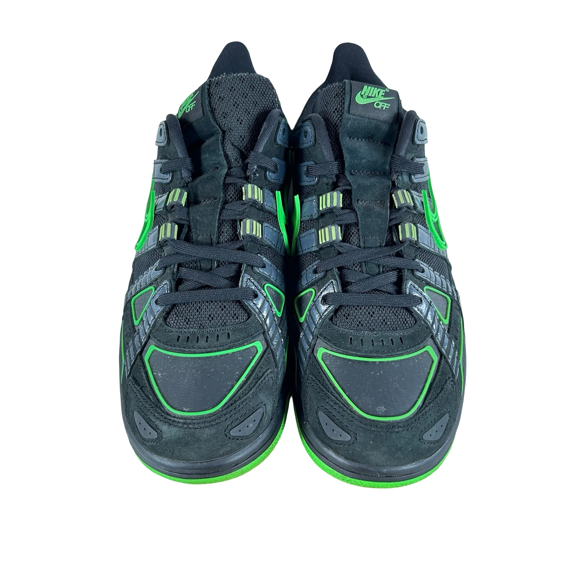 CU6015 001 Nike Air Rubber Dunk Off-White Green Strike [USED] - 9 M (Used3) - Image 2