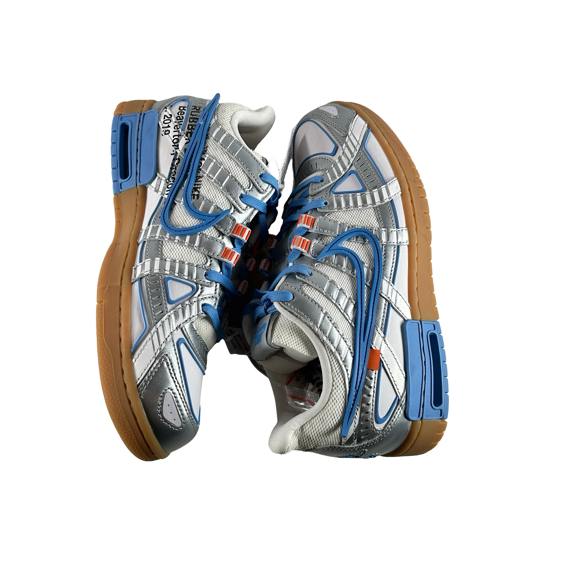 CU6015 100 Nike Air Rubber Dunk Off-White UNC [CONDITIONAL] - 10 M (Slight Yellowing) - Image 5