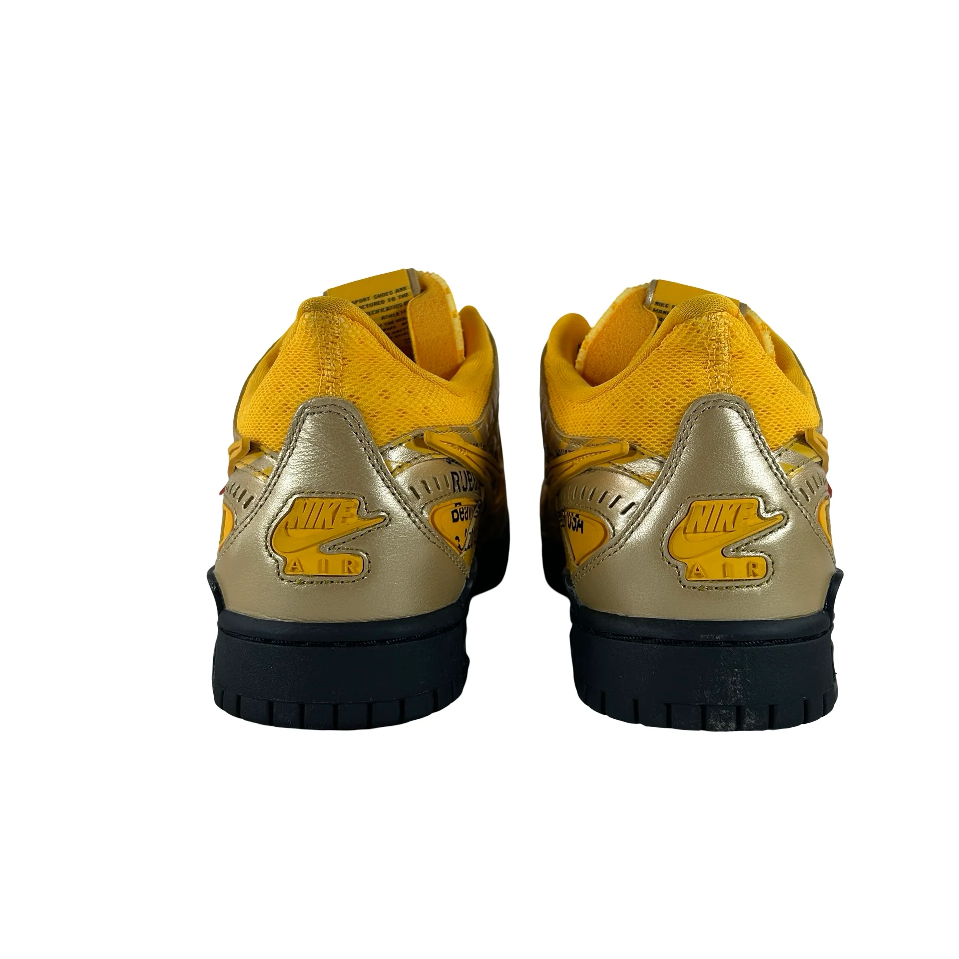 CU6015 700 Nike Air Rubber Dunk Off-White University Gold [USED] - 11 M (Used) - Image 3