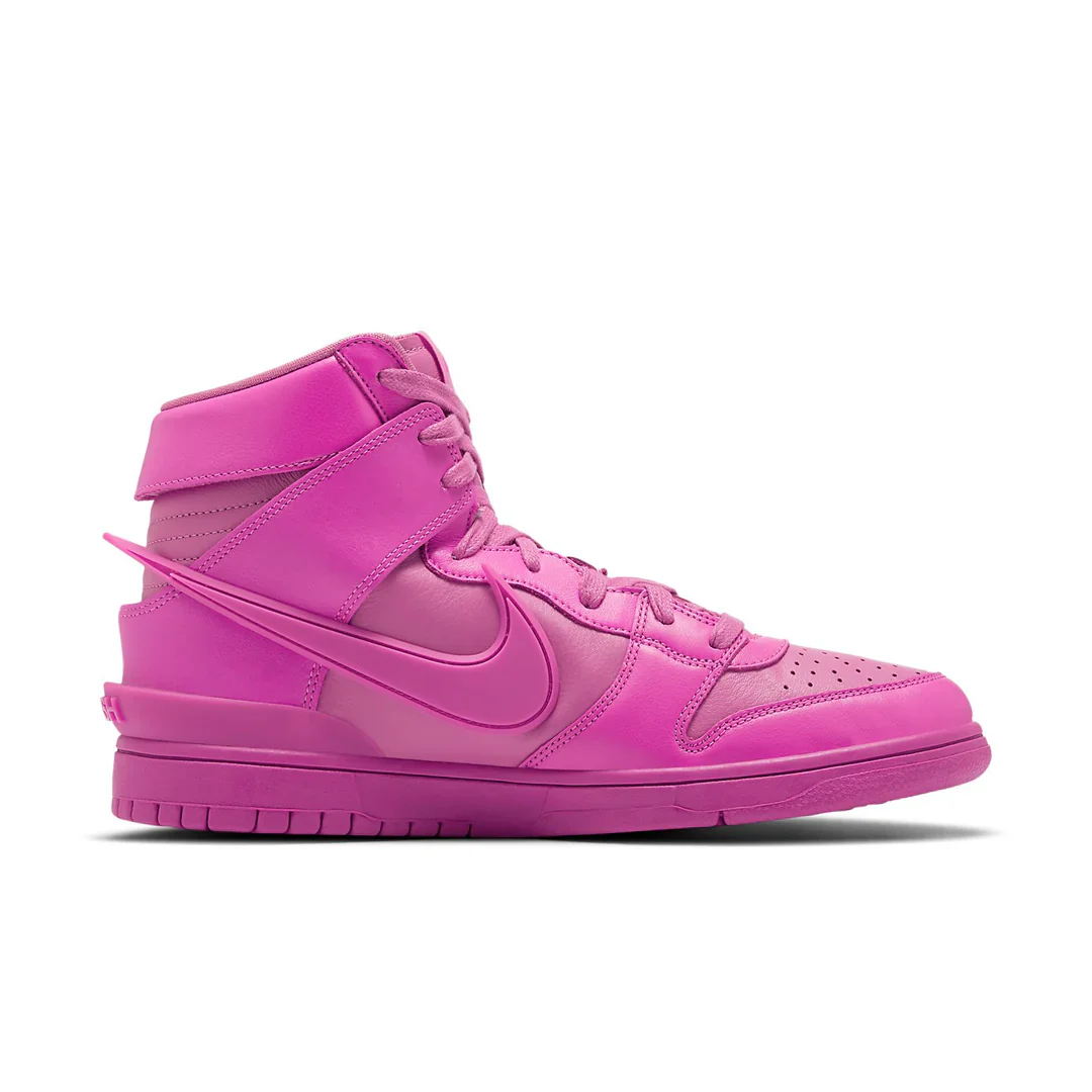 CU7544 600 Nike Dunk High AMBUSH Active Fuchsia - Image 2