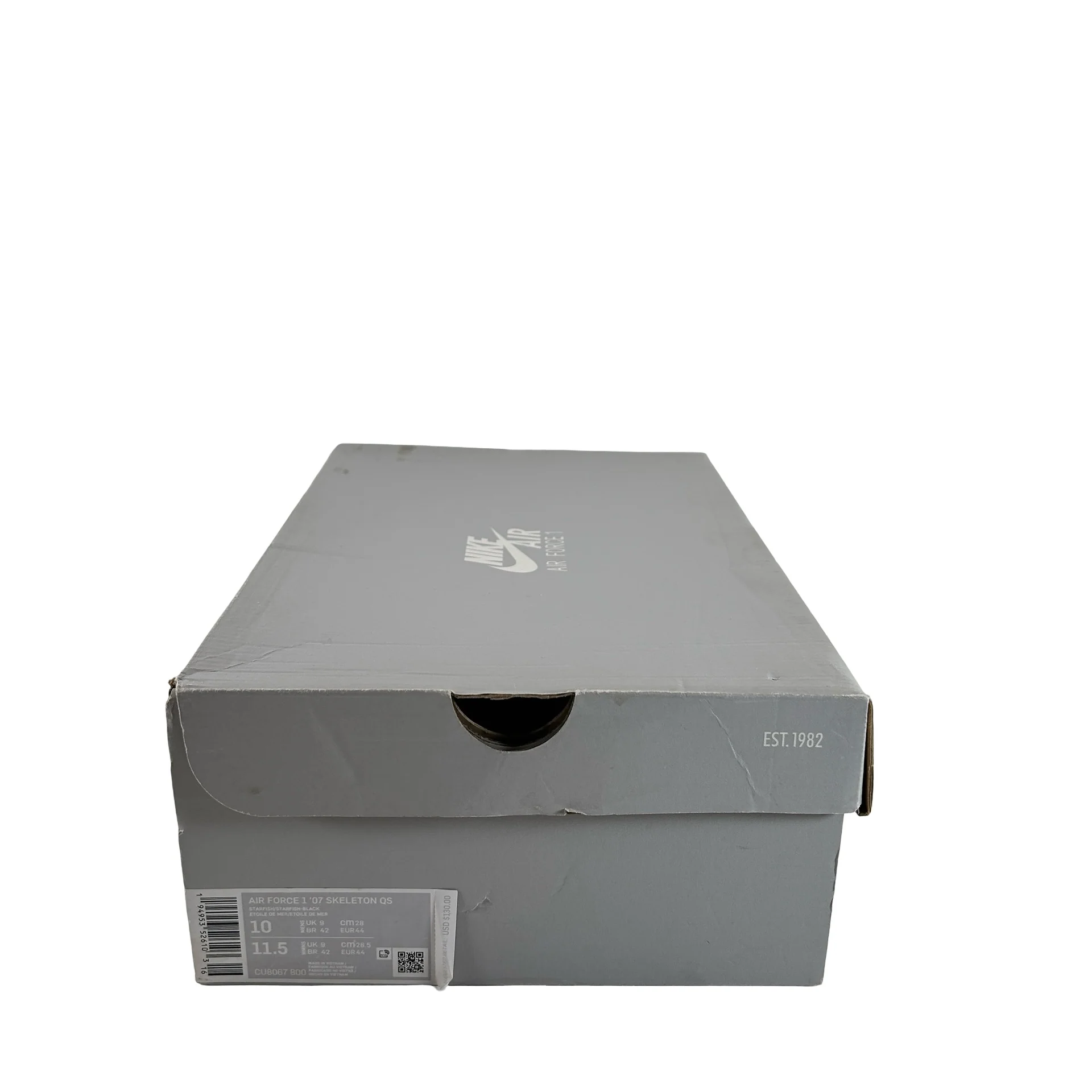 CU8067 800 Nike Air Force 1 Low Orange Skeleton Halloween [USED] - 10 M (Used) - Image 7