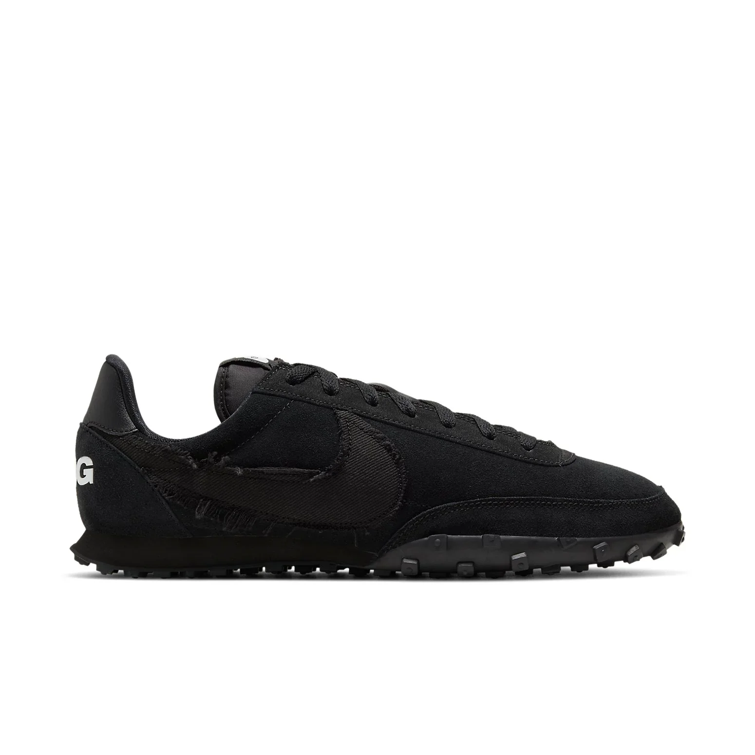 CU9080 002 Nike Waffle Racer Comme des Garcons Black [NO BOX] - Image 2