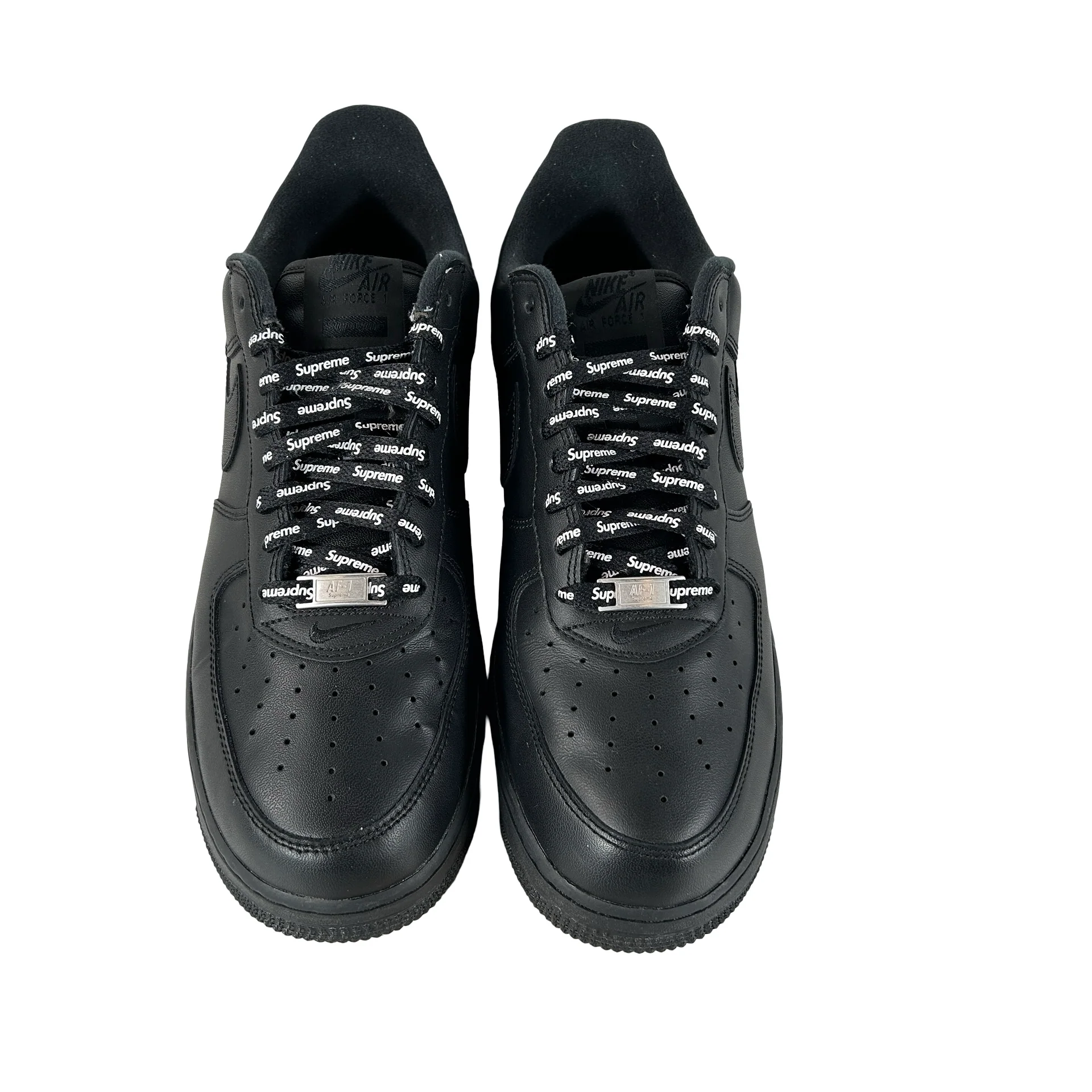 CU9225 001 Air Force 1 Low Supreme Black [USED] - 11 M (Used) (No Box) - Image 2