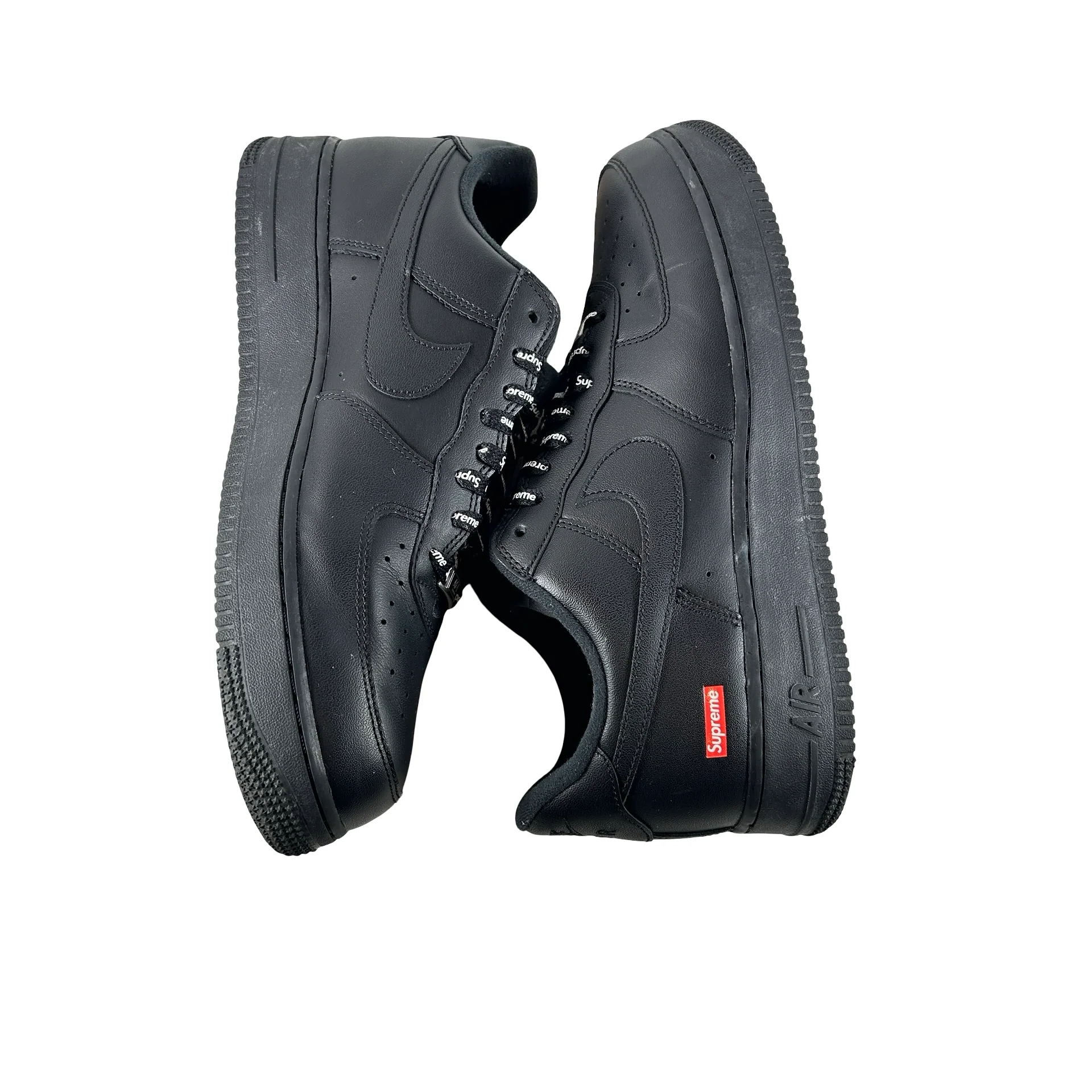 CU9225 001 Air Force 1 Low Supreme Black [USED] - 11 M (Used) (No Box) - Image 5