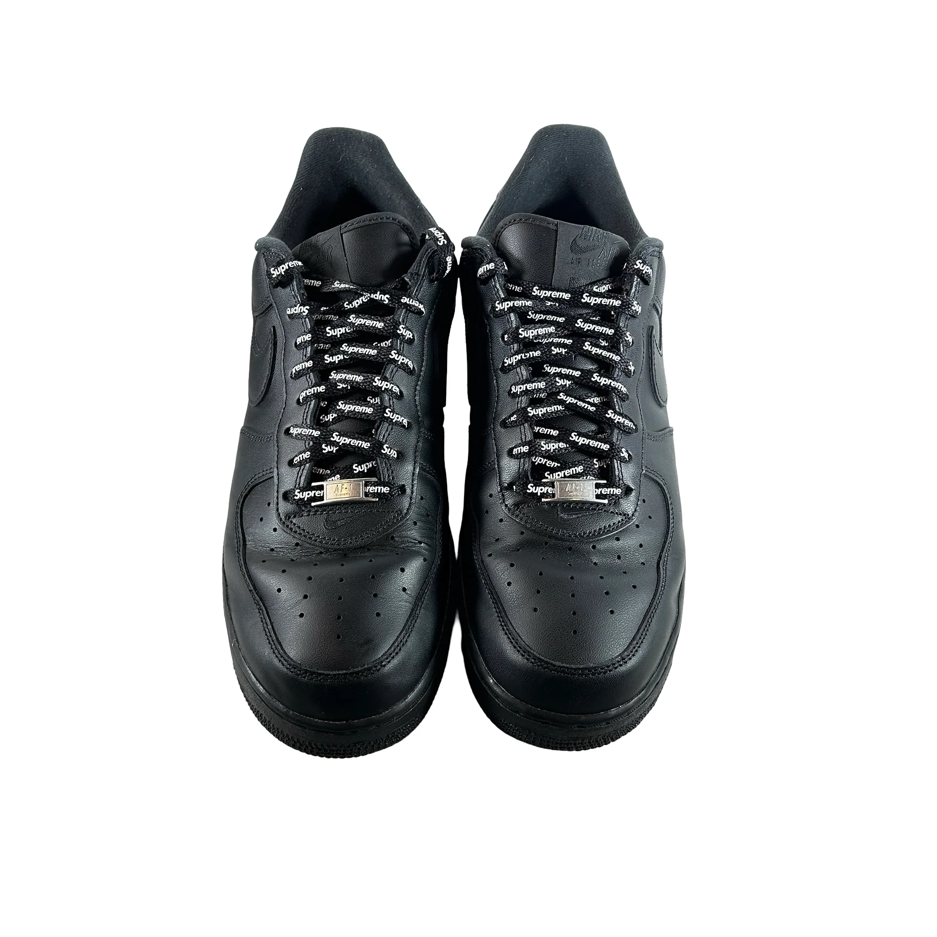 CU9225 001 Air Force 1 Low Supreme Black [USED] - 12 M (Used) - Image 2