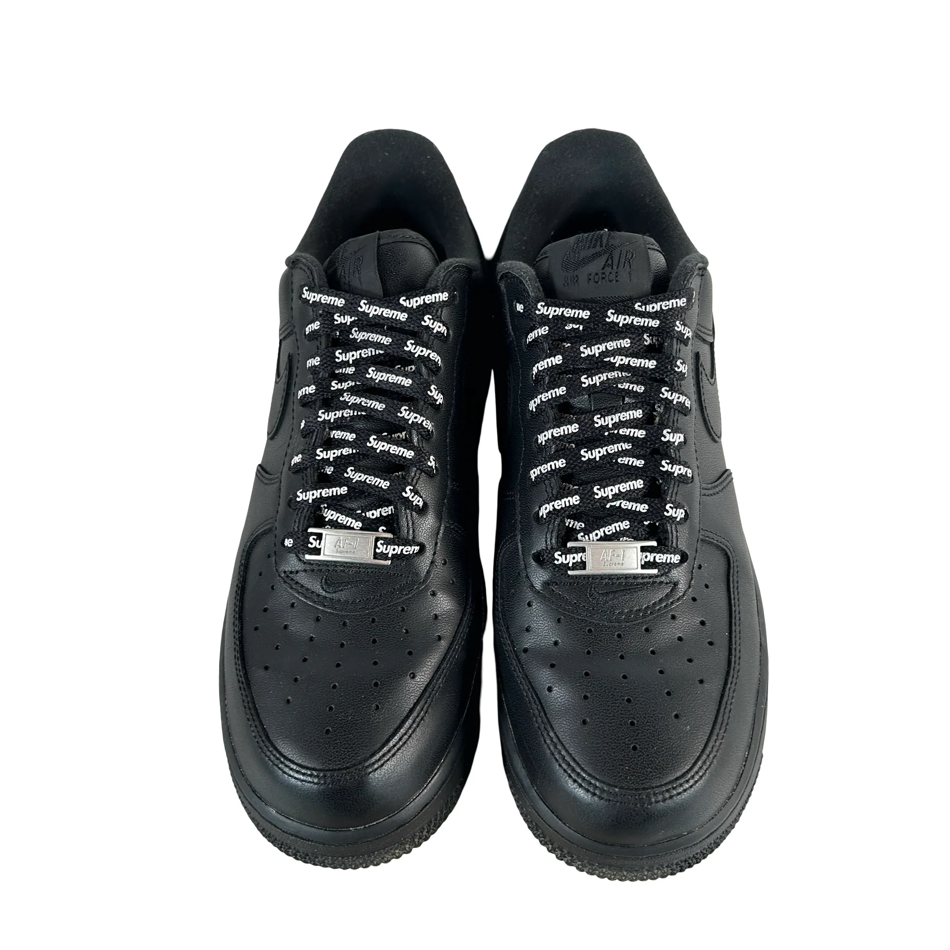 CU9225 001 Air Force 1 Low Supreme Black [USED] - 7.5 M (Used) - Image 2